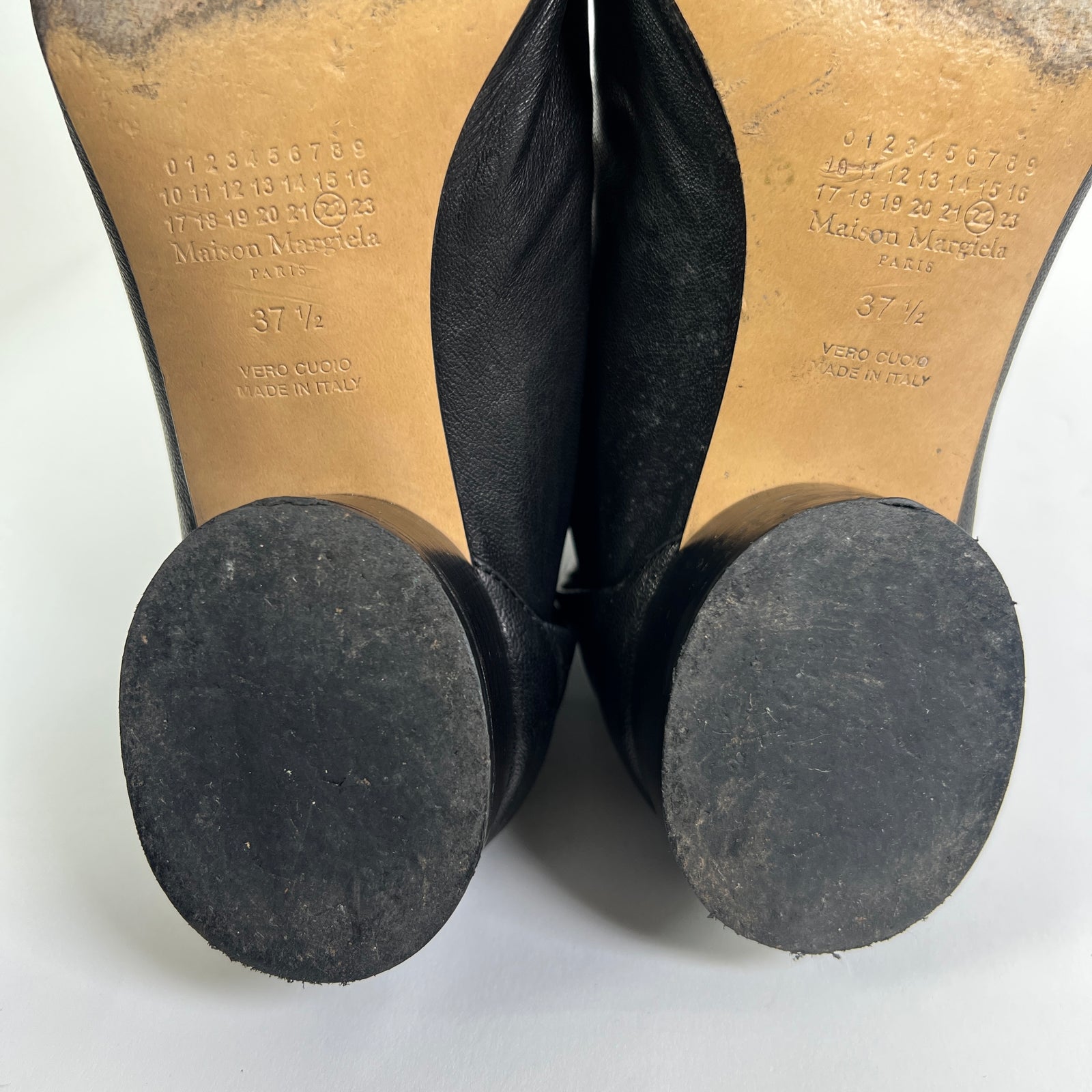 Maison Margiela Leather Tabi Boots