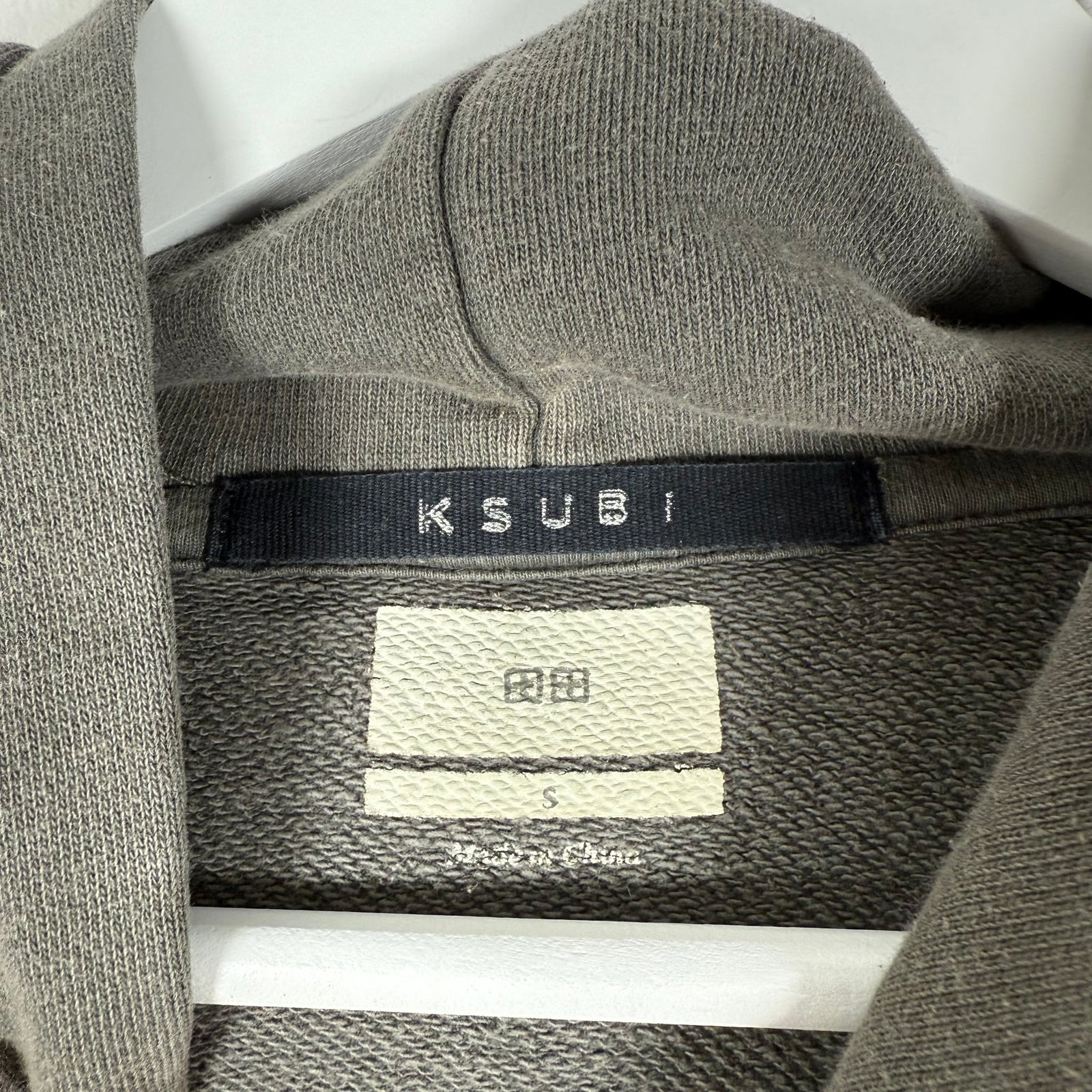 Ksubi Grey Hoodie Size S
