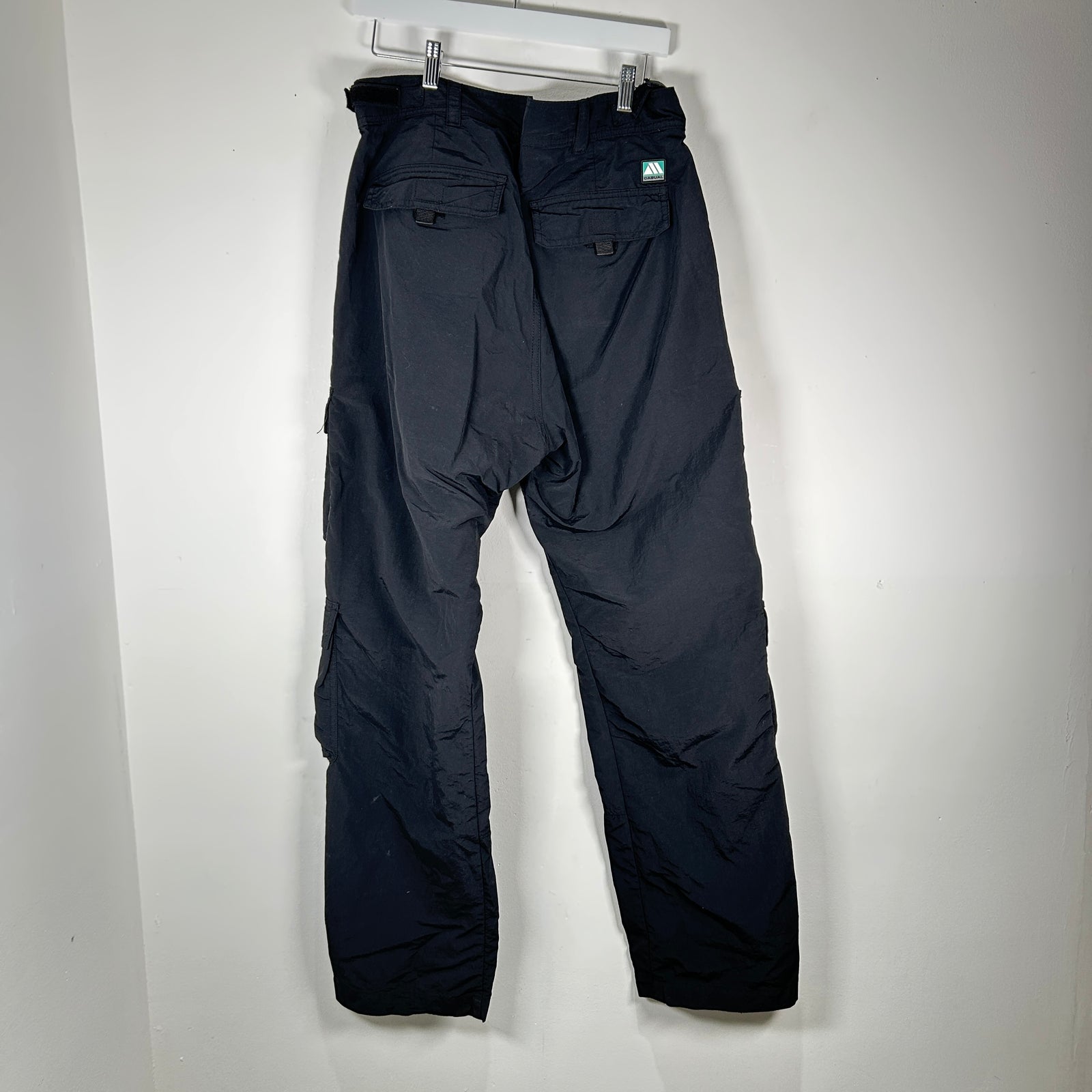 Martine Rose Black Adjustable Waist Cargo Pants Size 50