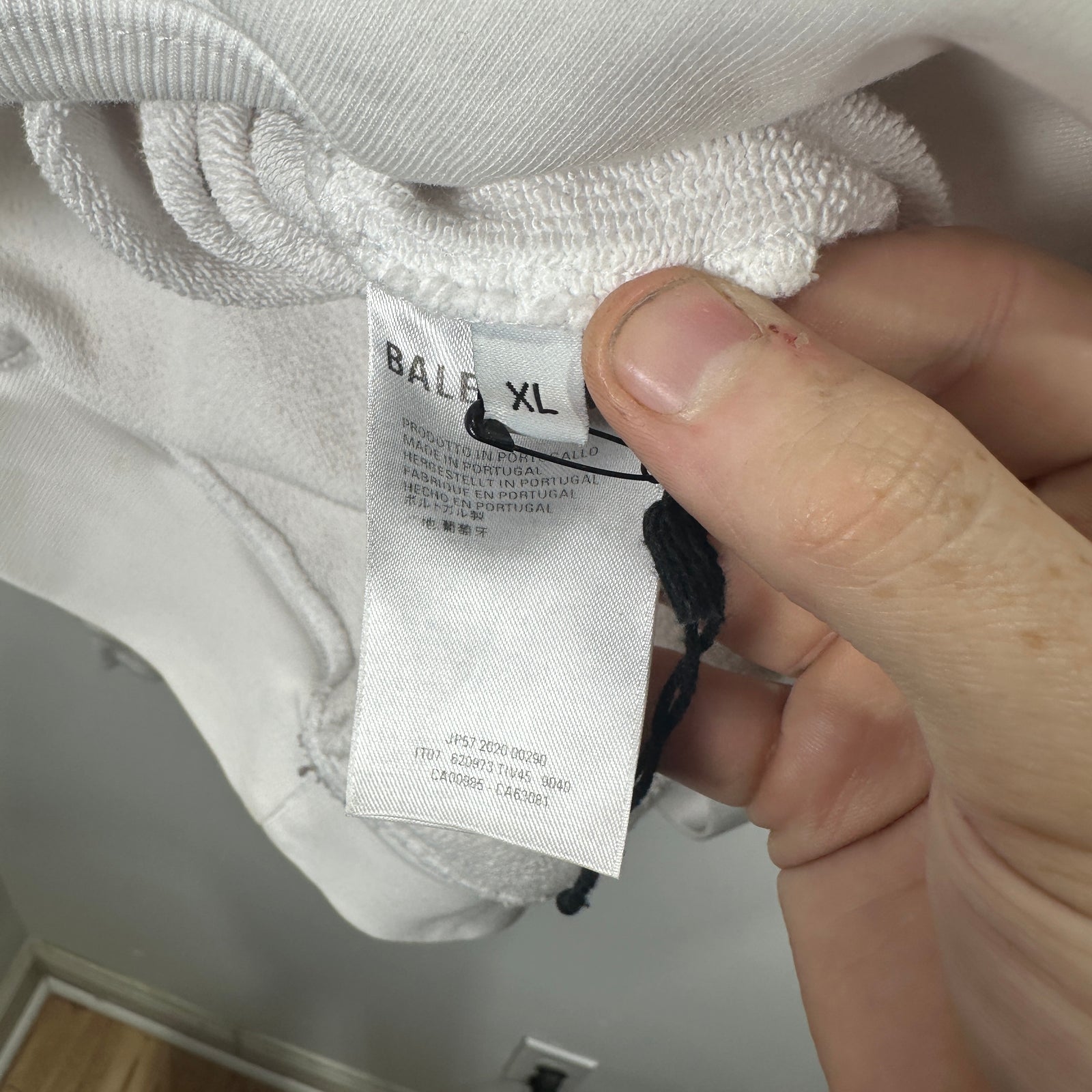 Balenciaga White 'Olympics' Hoodies Size XL