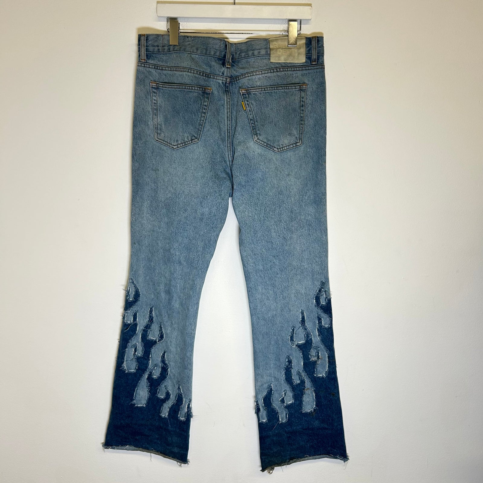 Gallery Dept Lightwash LA Blvd Flame Jeans Size 33