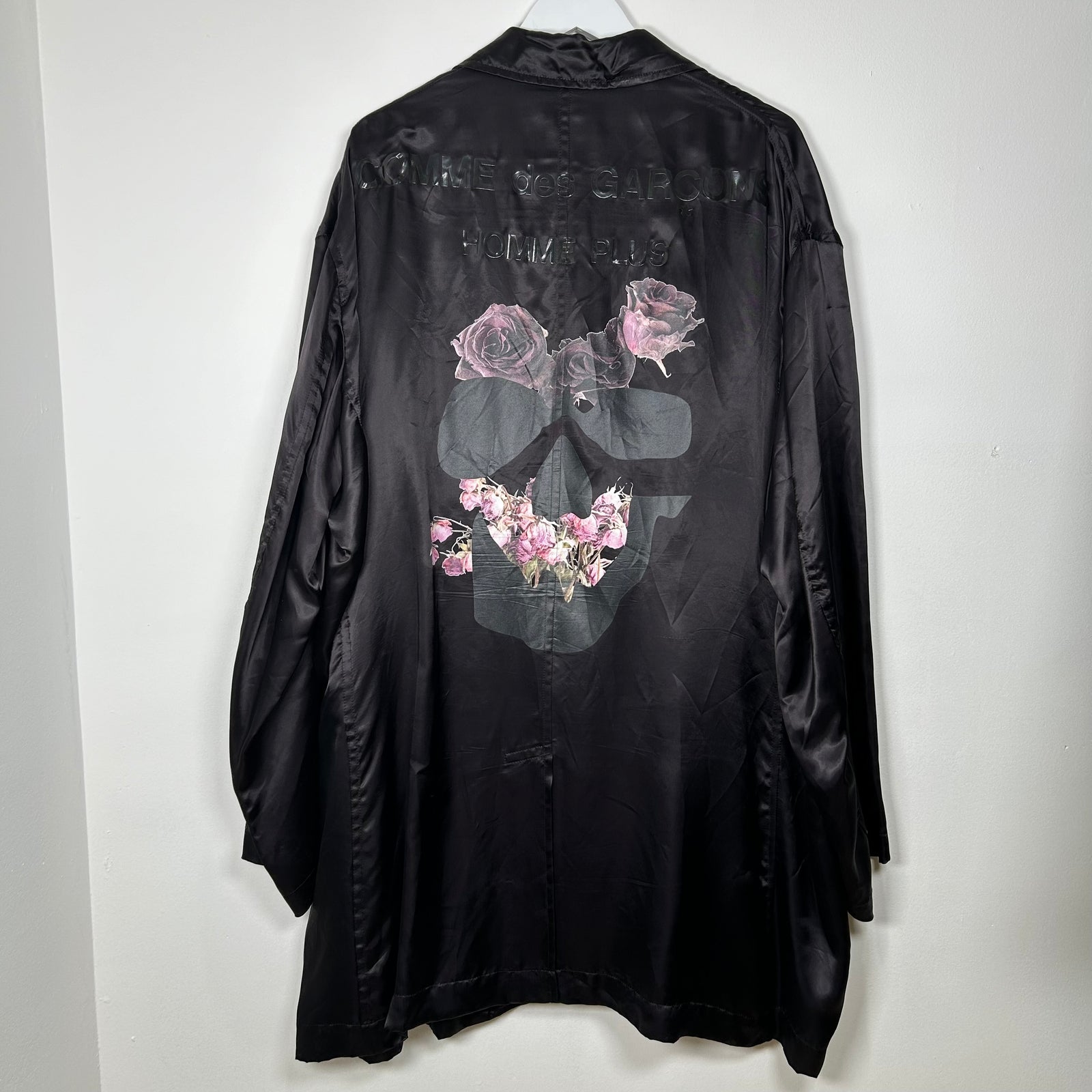 CDGH+ 2021 'Flower & Skull' Silk Oversized Blazer Size M
