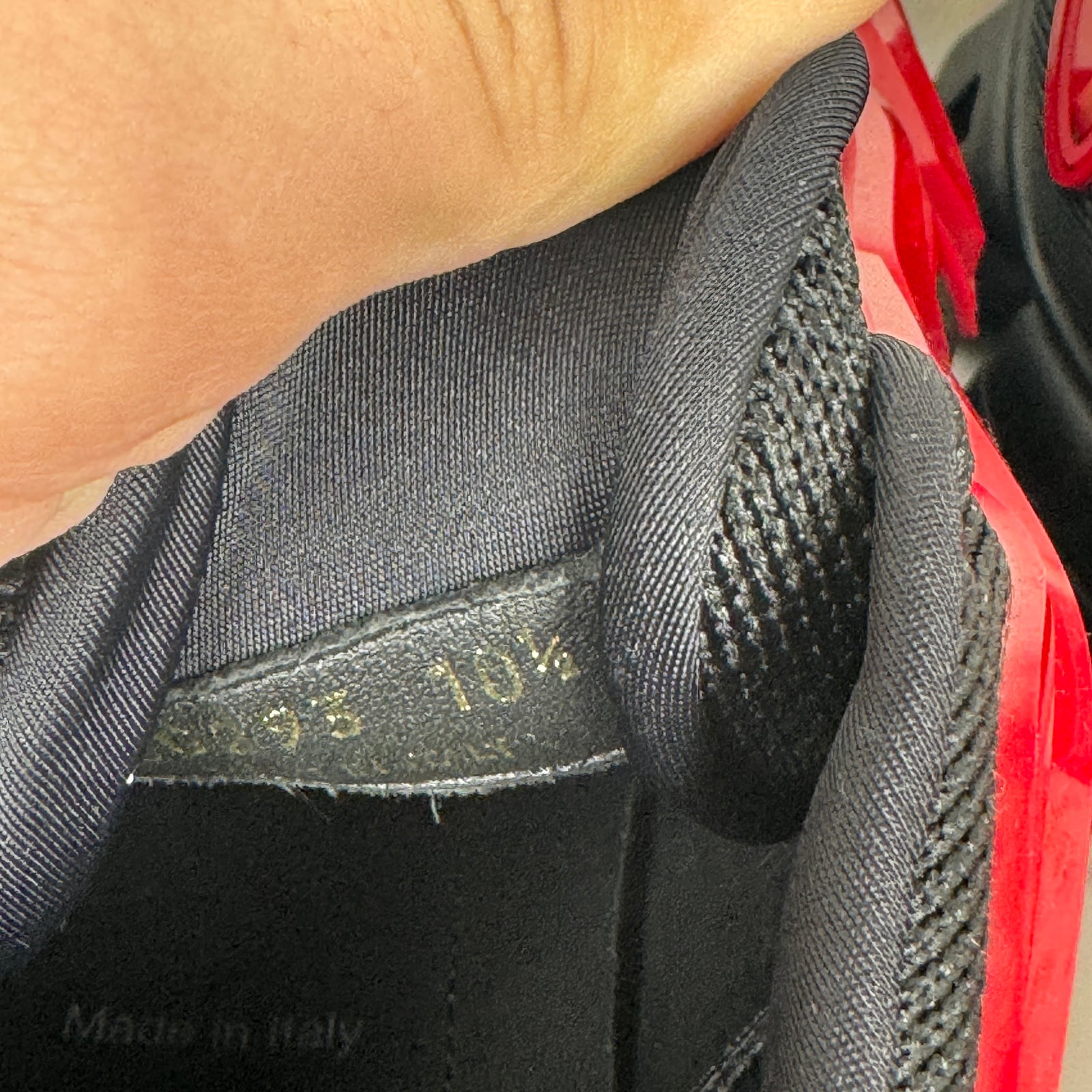 Prada Red/Black Cloudbust Thunder Sneaker Size 10.5