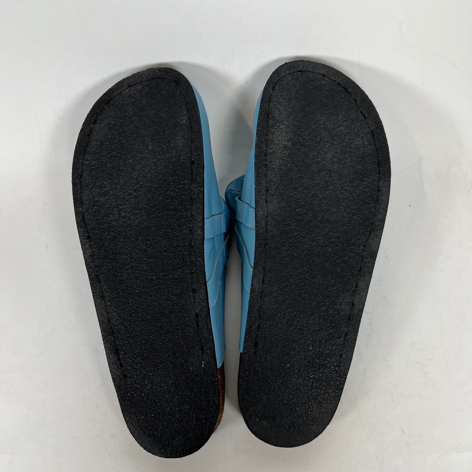 JW Anderson Blue Chain Leather Loafer Size 45