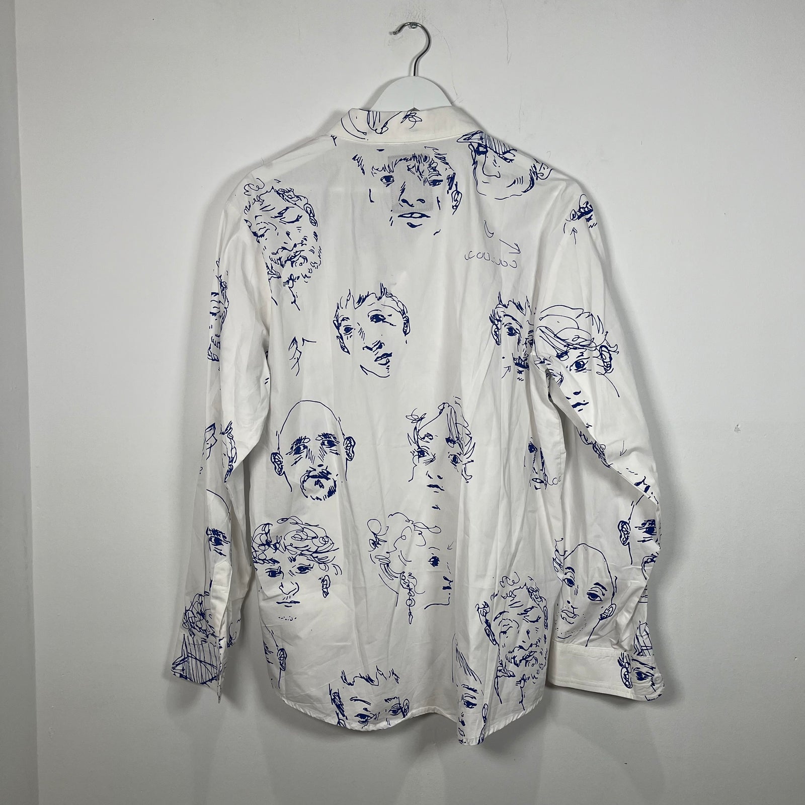 Kid Super 'Faces' Runway Button-Up Shirt Size XL