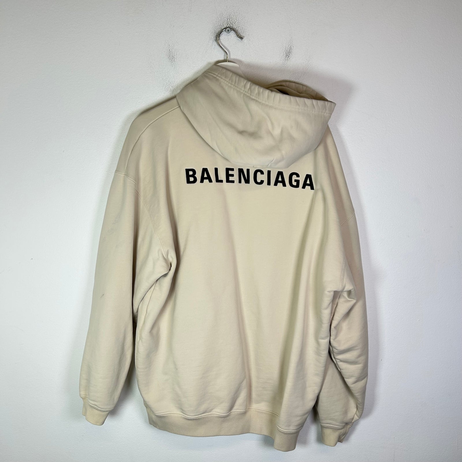 Balenciaga Back Logo Oversized Hoodie