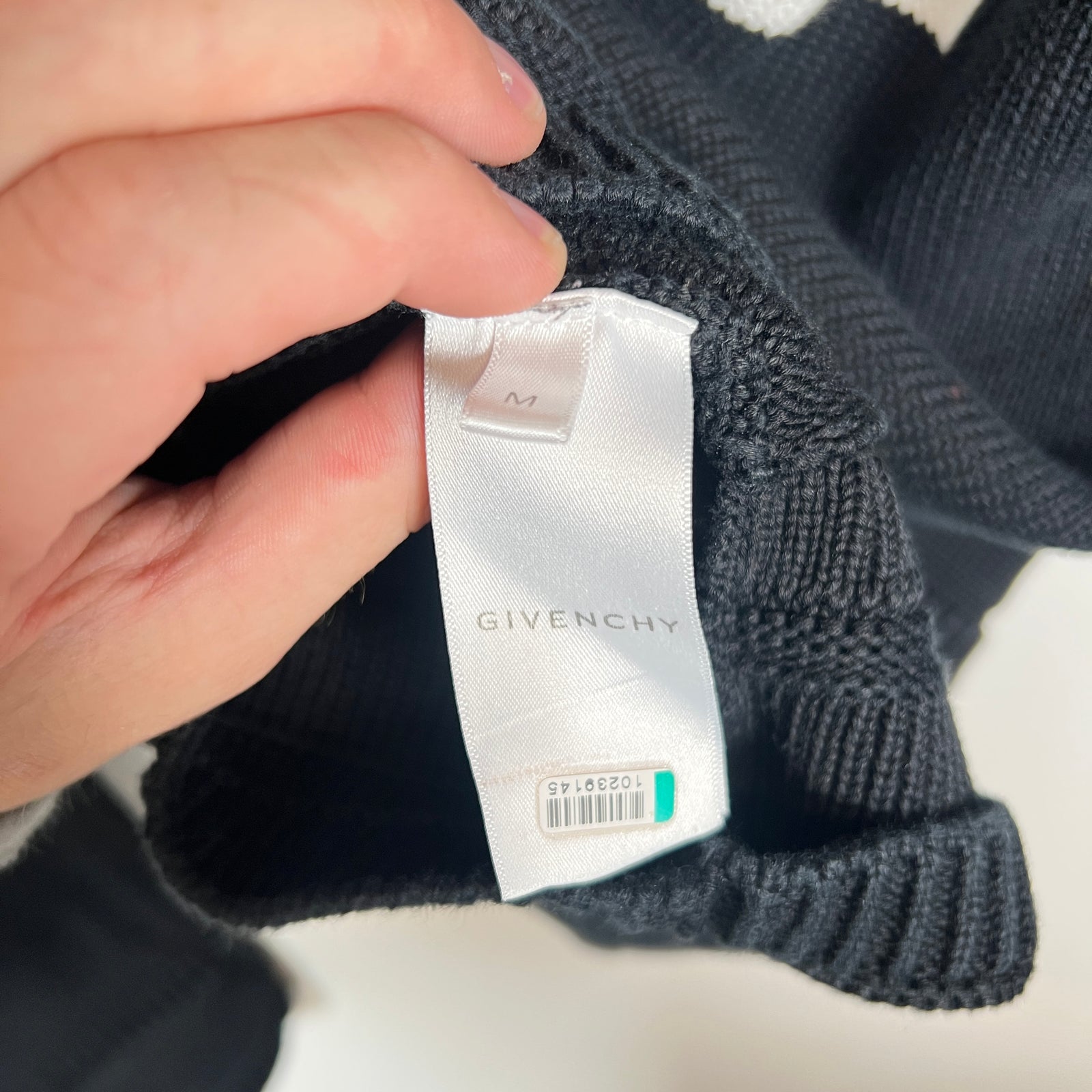 Givenchy Black 4G Knit Sweater Size M