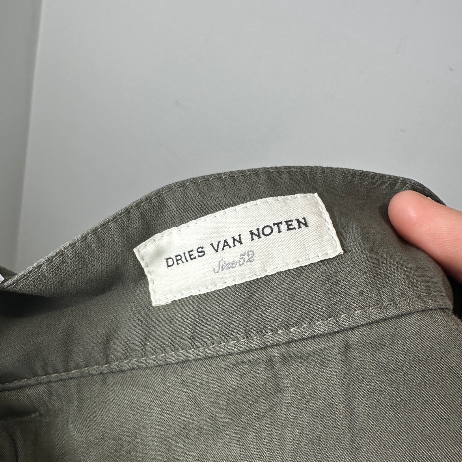Dries Van Noten Wide Leg Cargo Pants Size 52