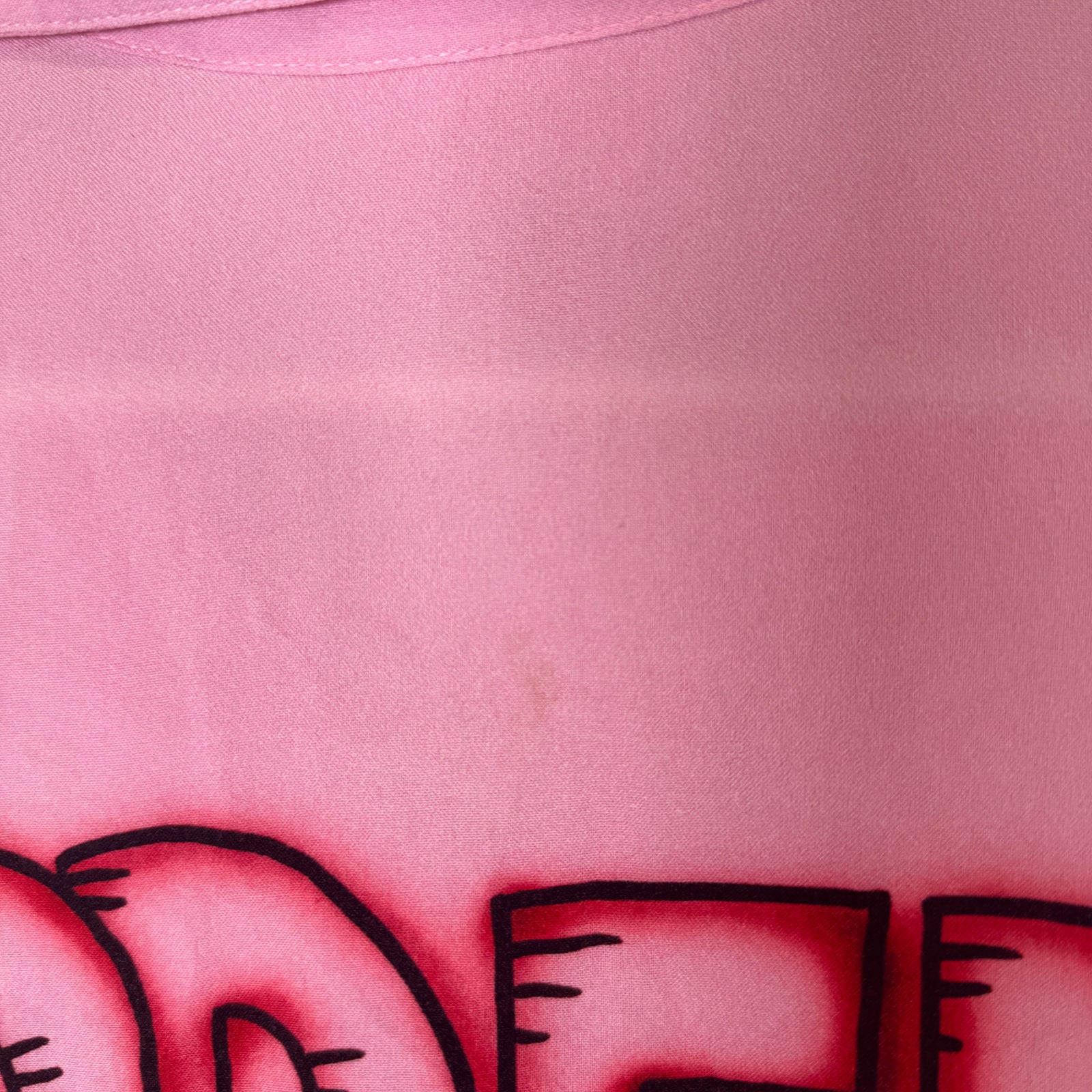 Supreme Pink Dancing Rayon S/S Shirt Size M