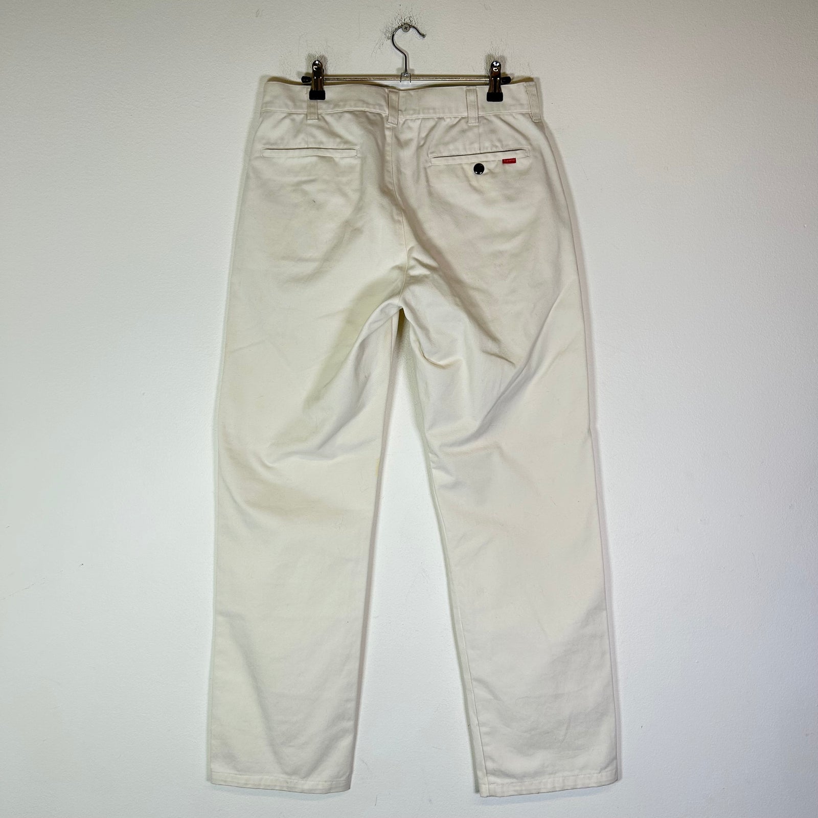 Supreme White Chino Pants