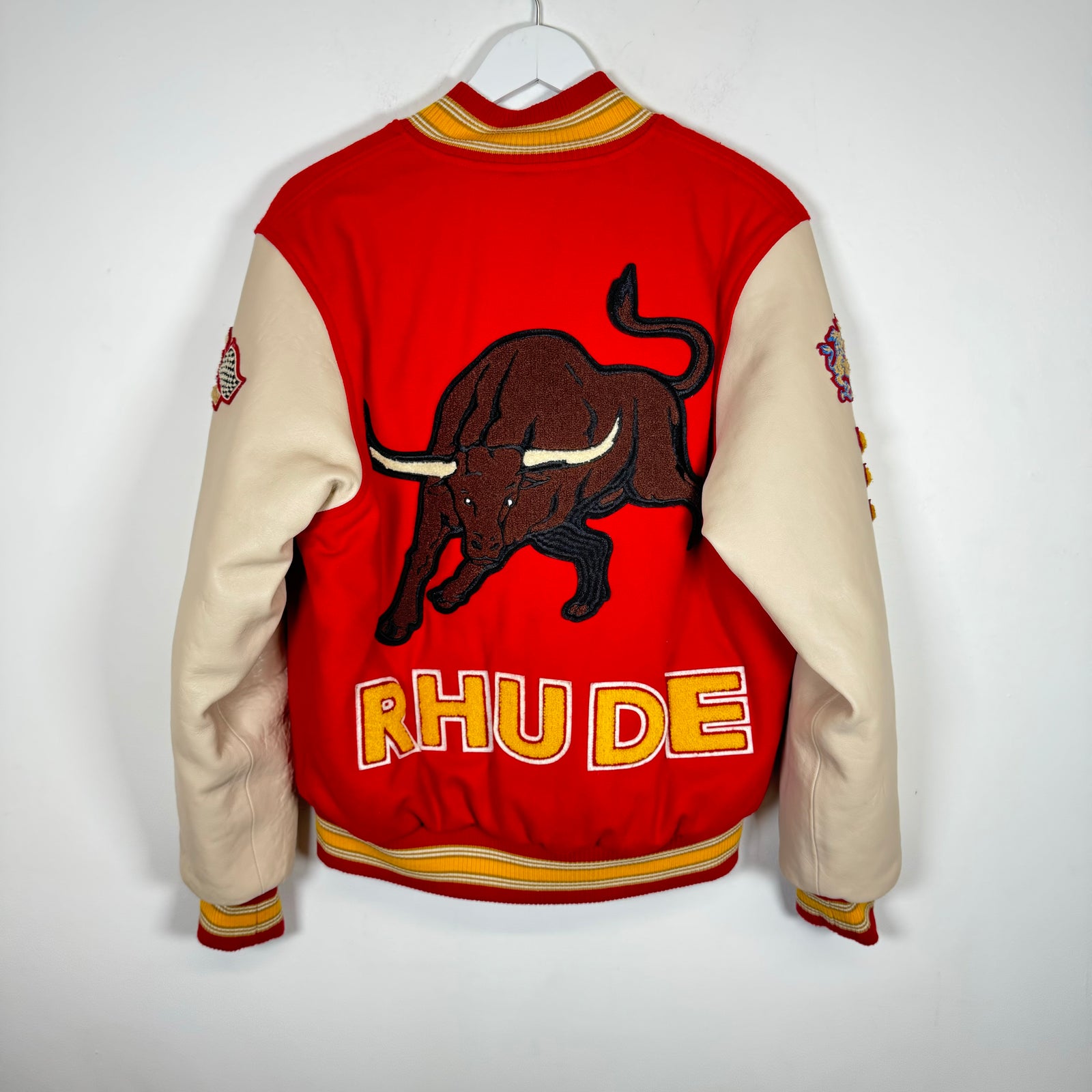 Rhude Red Bull Market Varsity Jacket