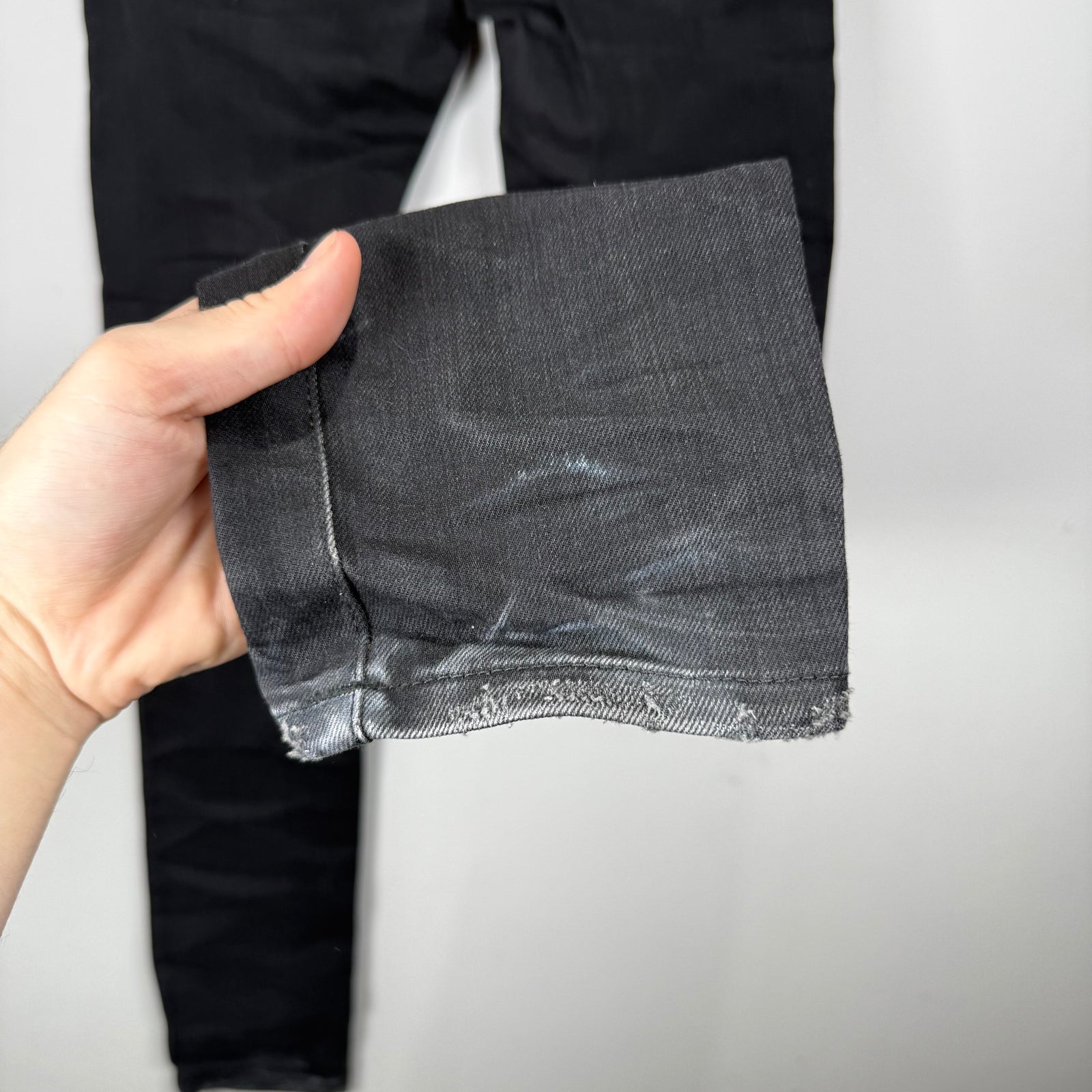 Saint Laurent Jeans Black Distressed D02 Size 27
