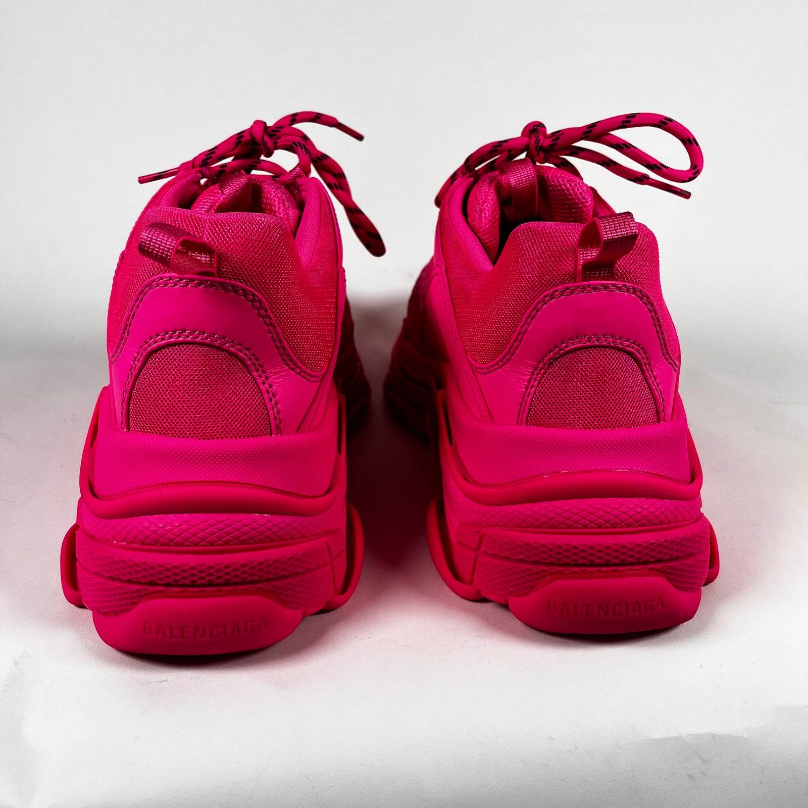 Balenciaga Hot Pink Triple S Sneakers Size 45