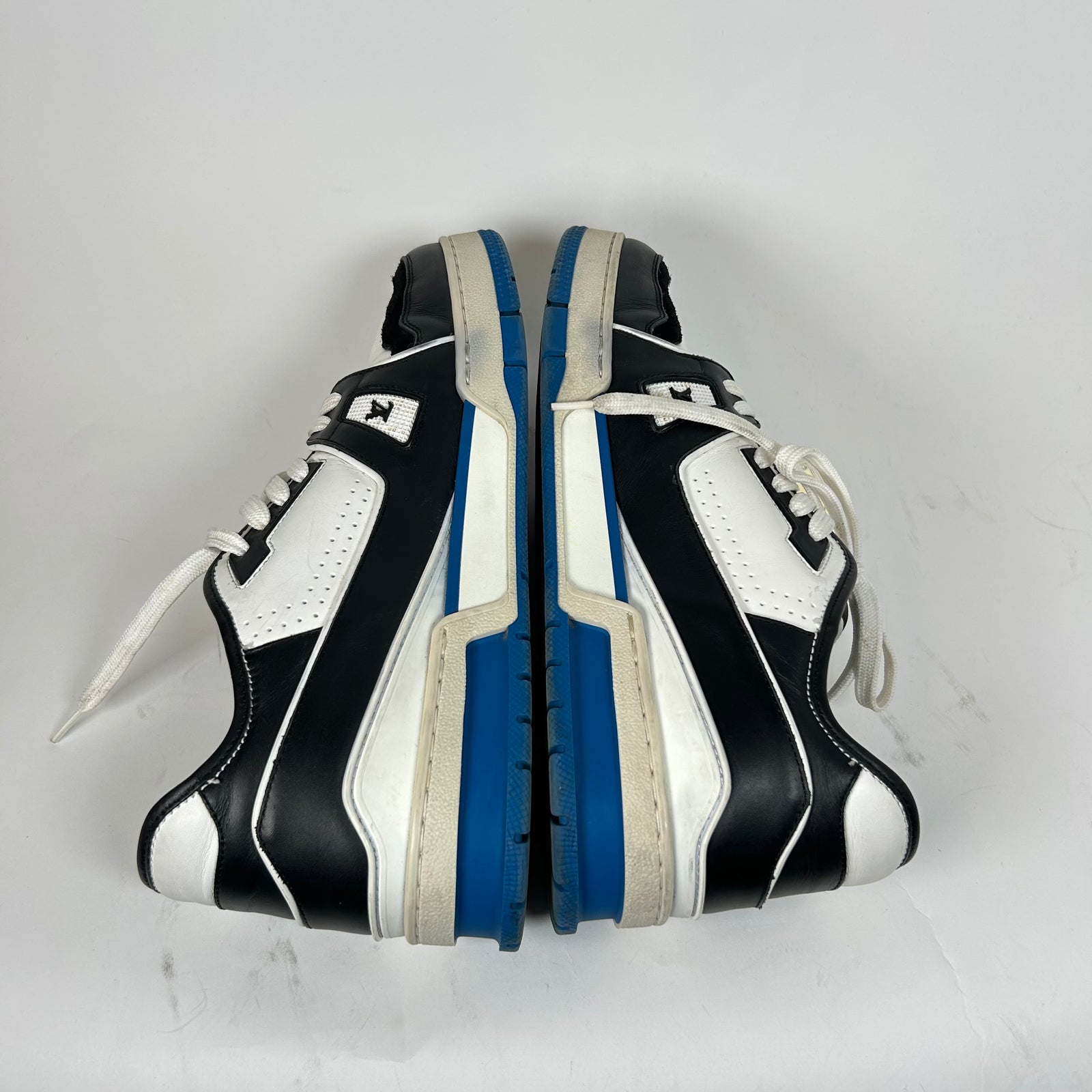 Louis Vuitton SS21 Blue/Black Virgil Upcycled LV Trainer Size LV 8
