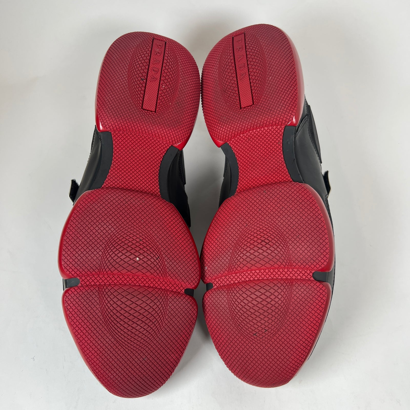 Prada Black/Red Cloudbust Sneaker 10