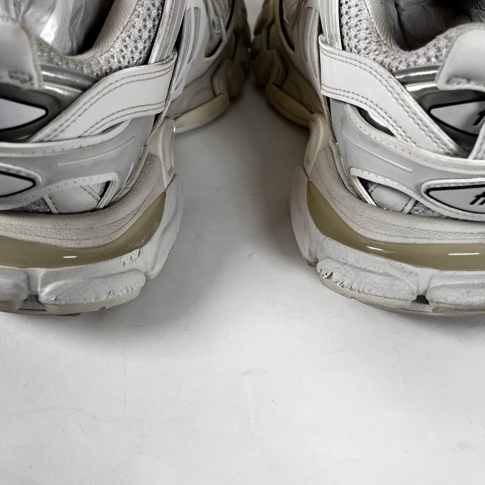 Balenciaga White Track Sneakers Size 38