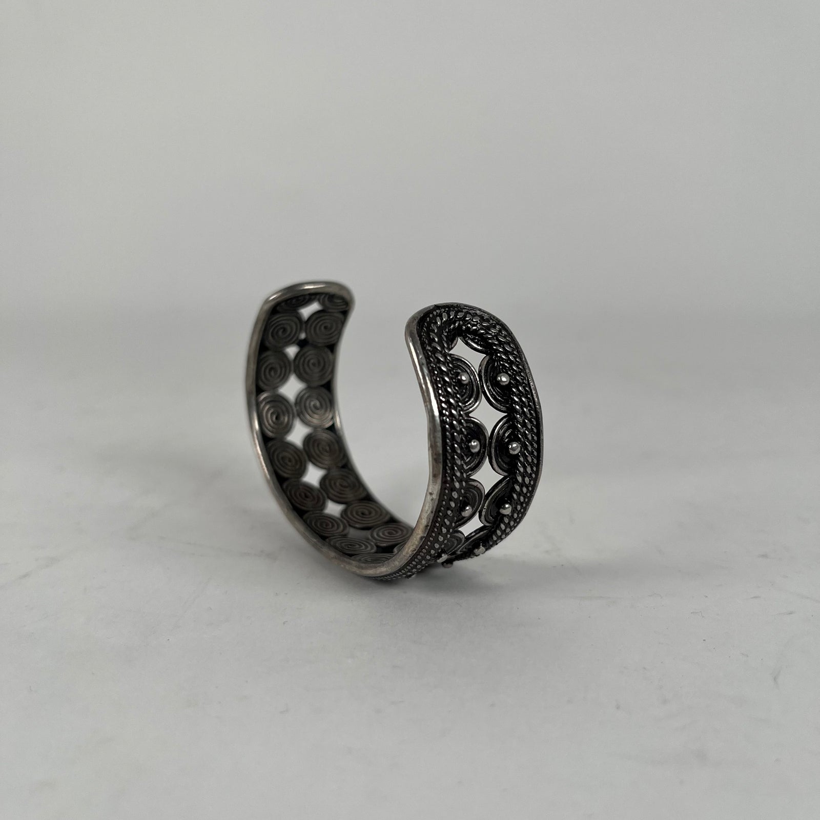 Saint Laurent Silver Cuff Bracelet