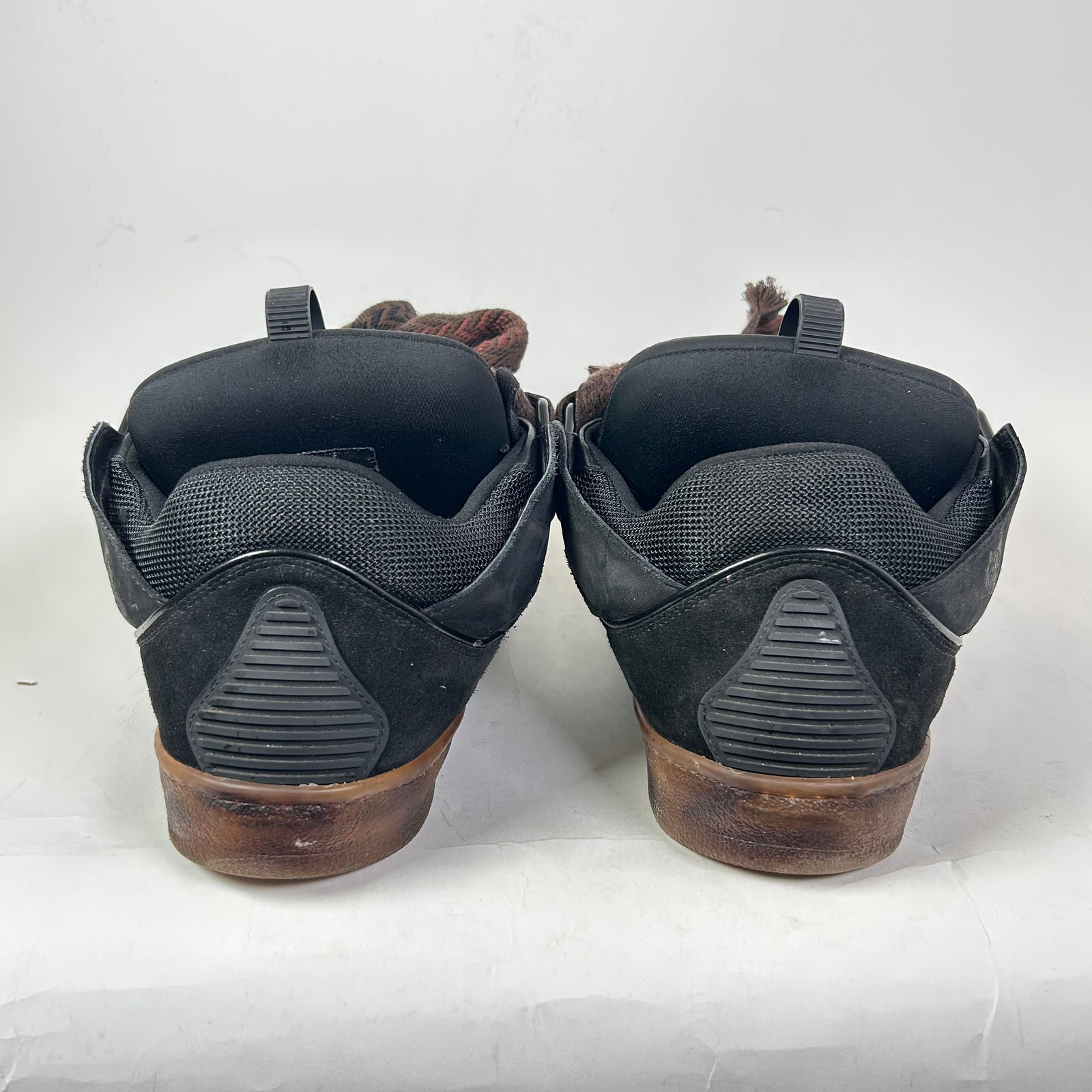 Lanvin Chocolate Curb Sneakers