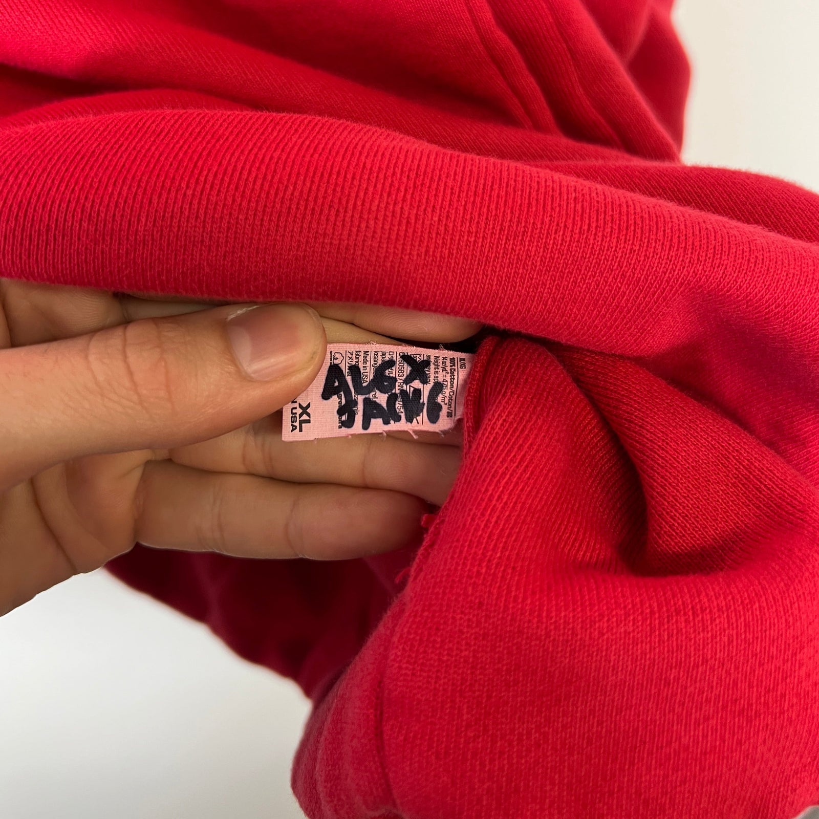 Yeezy DMX Sunday Service Red Hoodie Sz XL