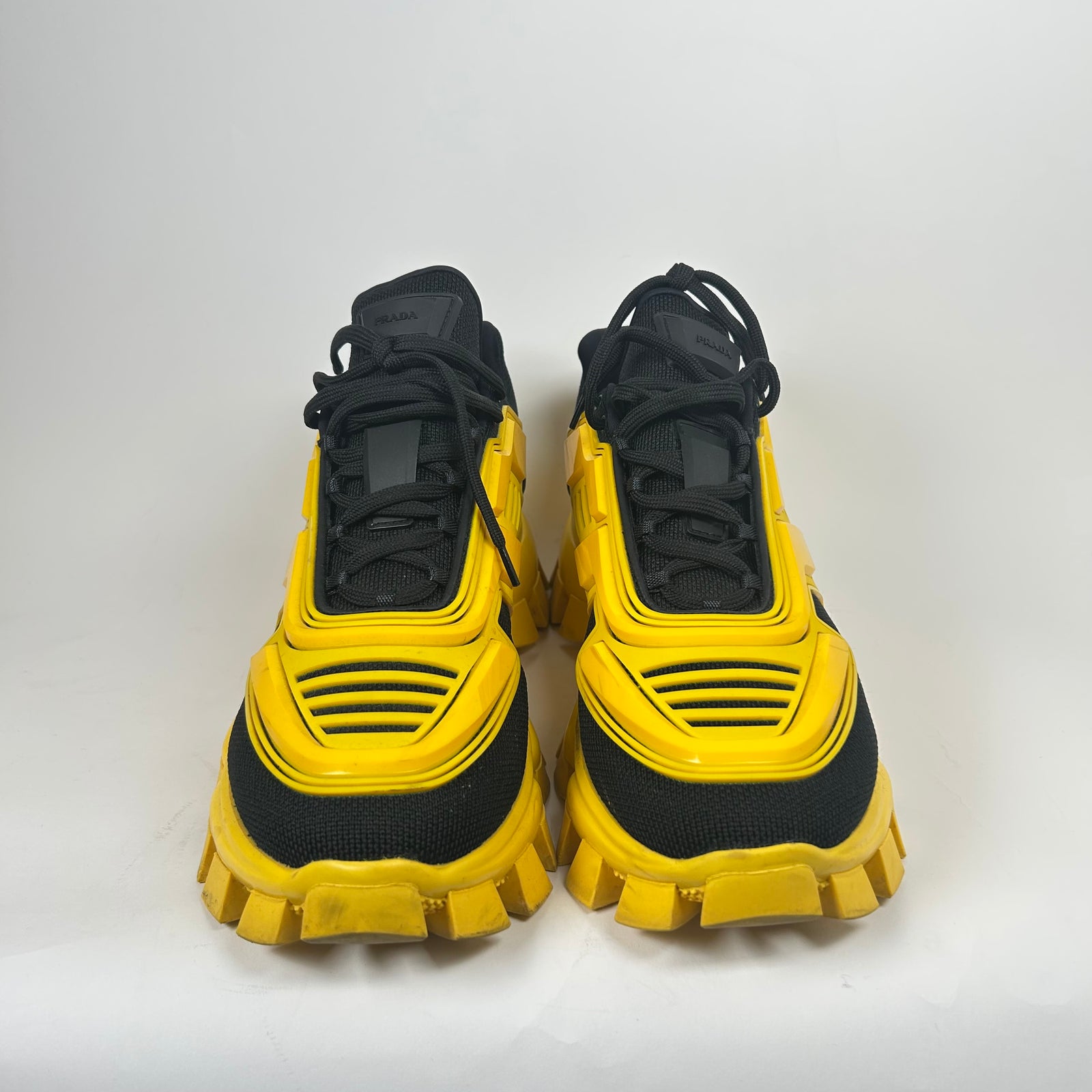 Prada Yellow/Black Cloudburst Size 11