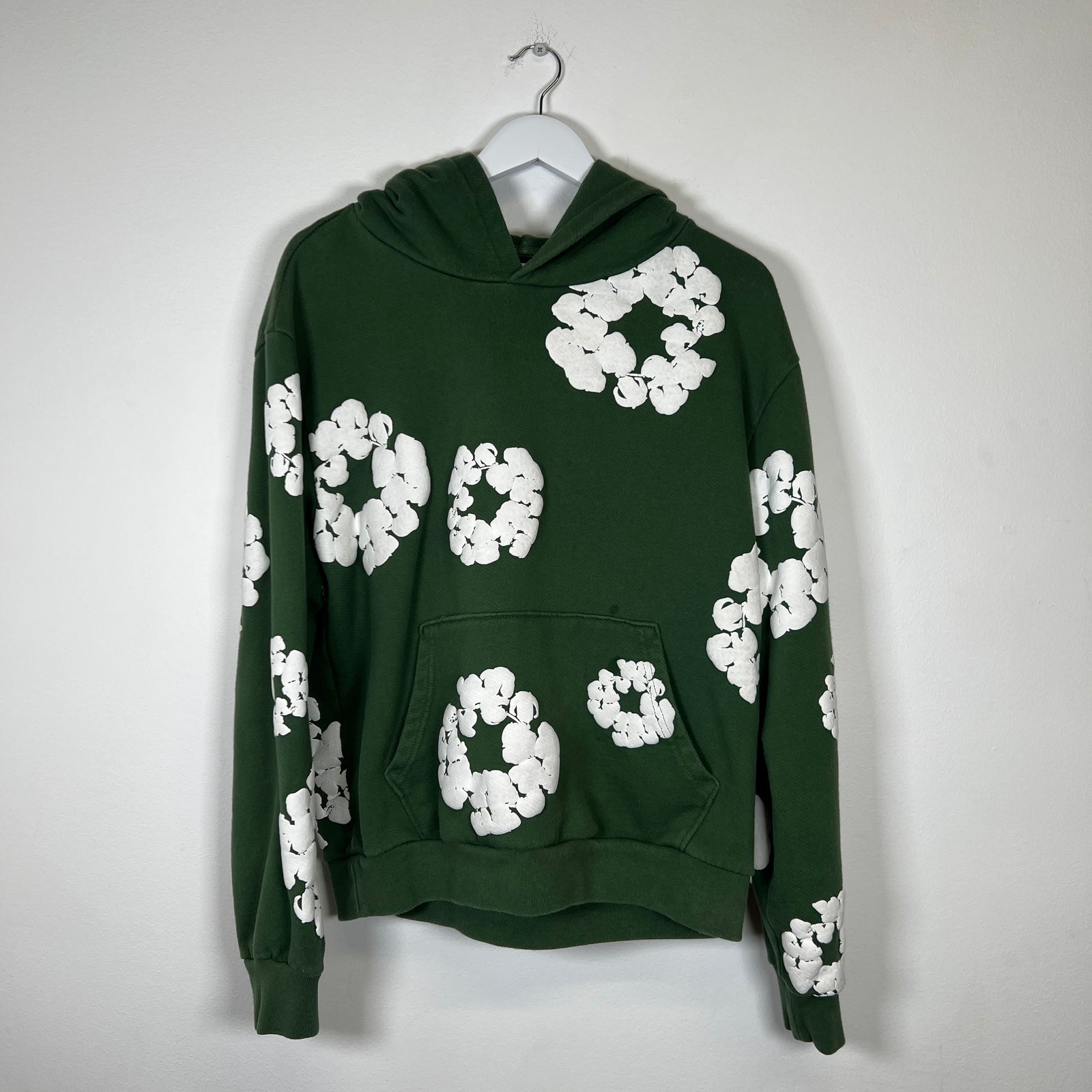 Green Denim Tears Wreath Hoodie Size S
