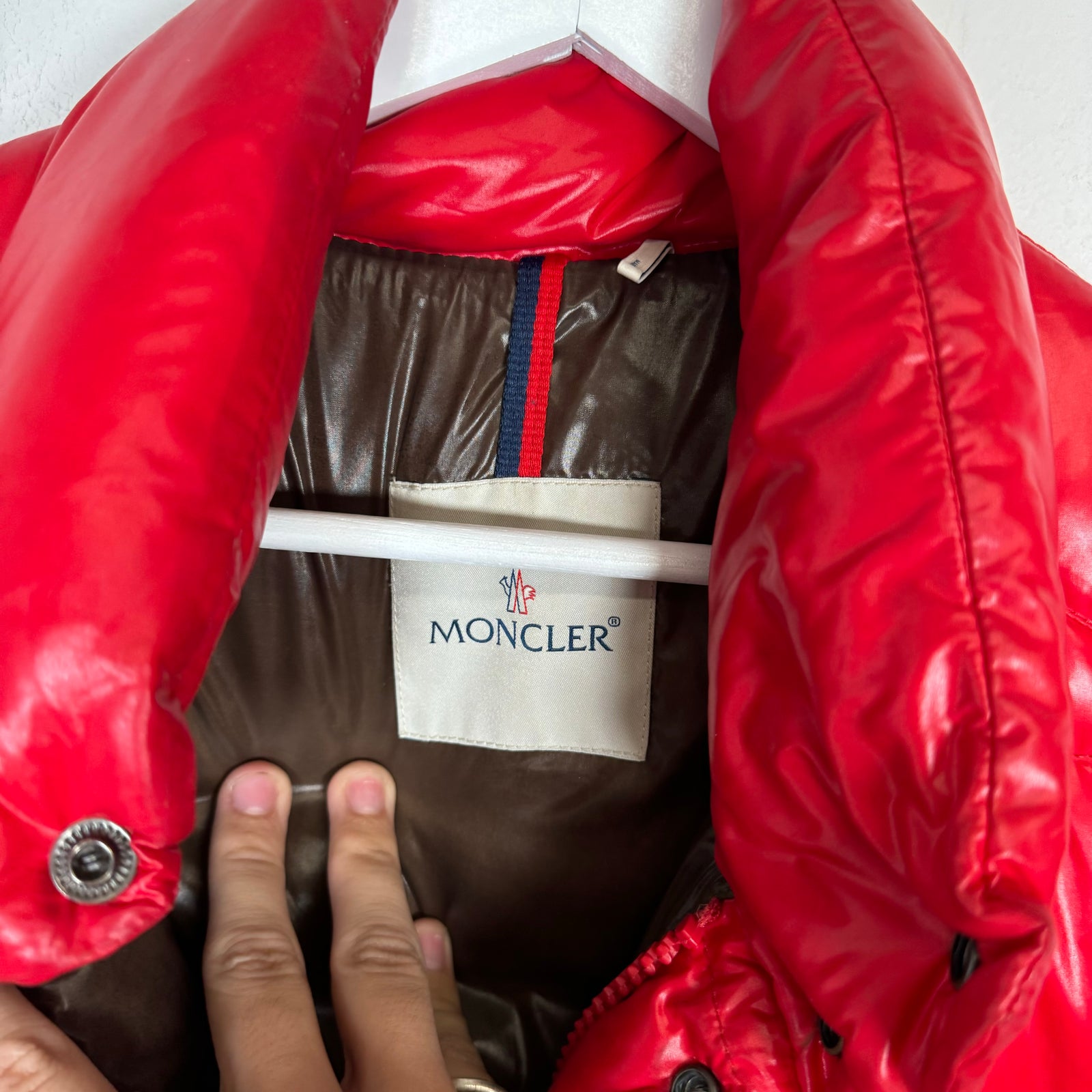 Moncler Red Tib Galet Vest Size 3