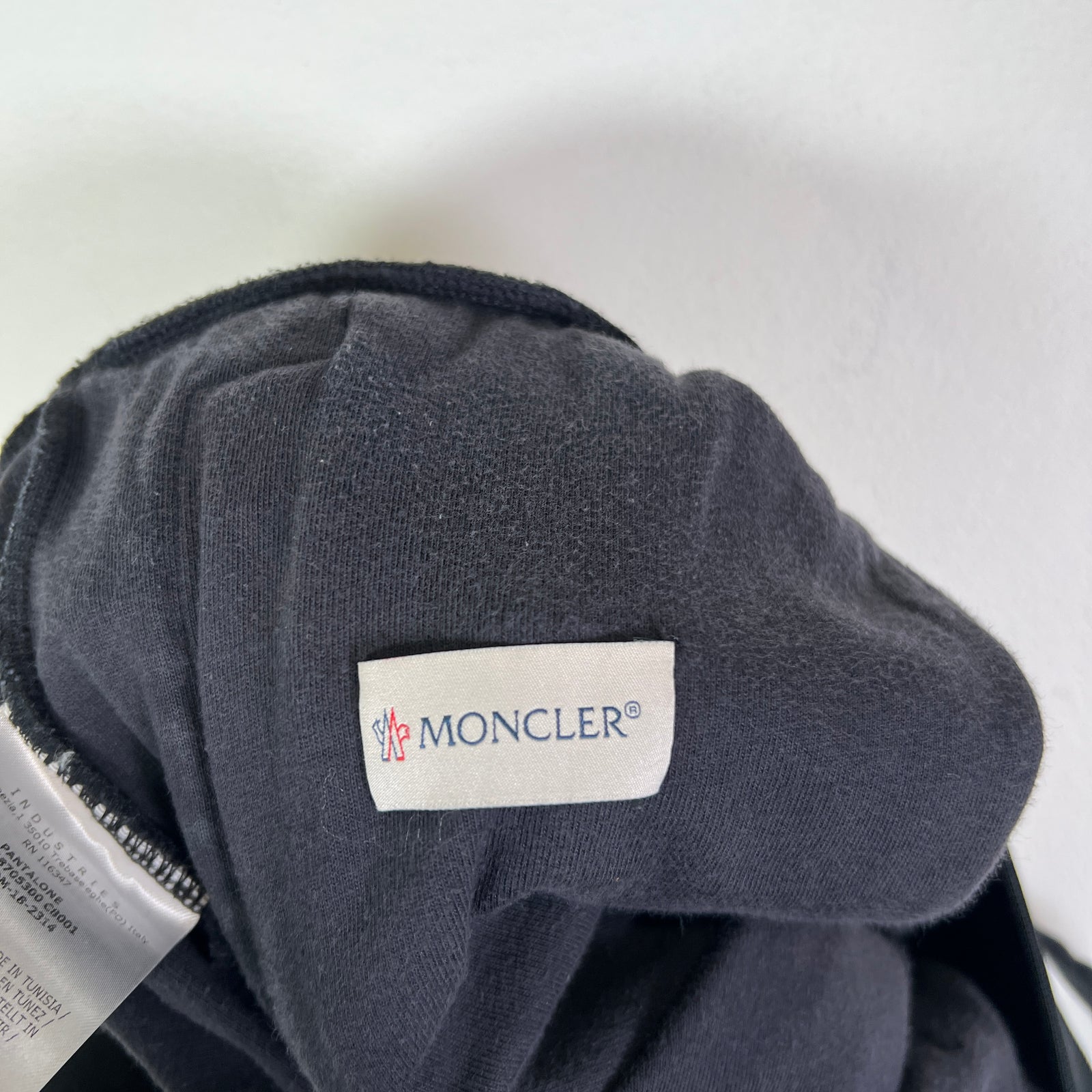 Moncler Striped Patch Jersey Shorts