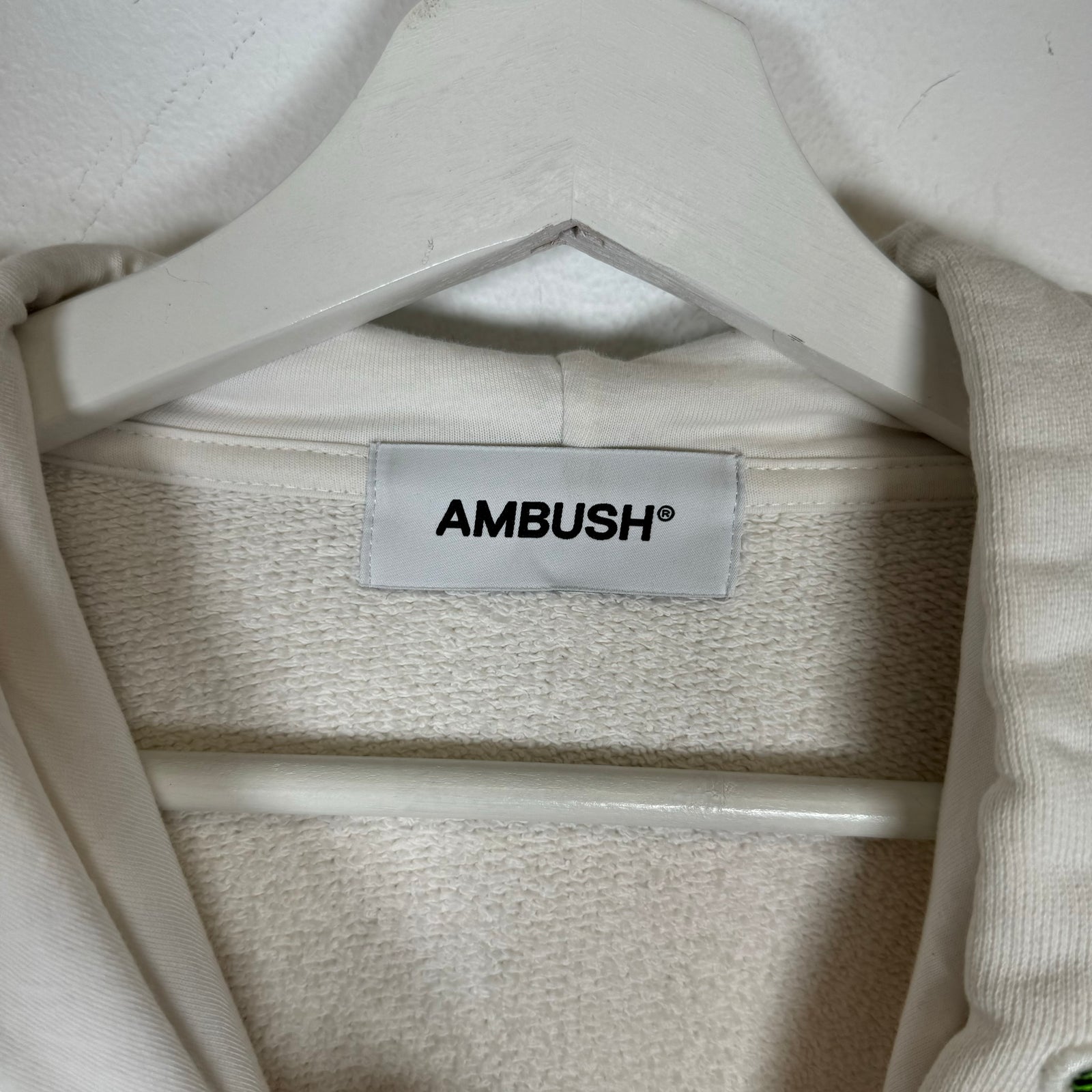 Ambush White Drawstring Hoodie Size M