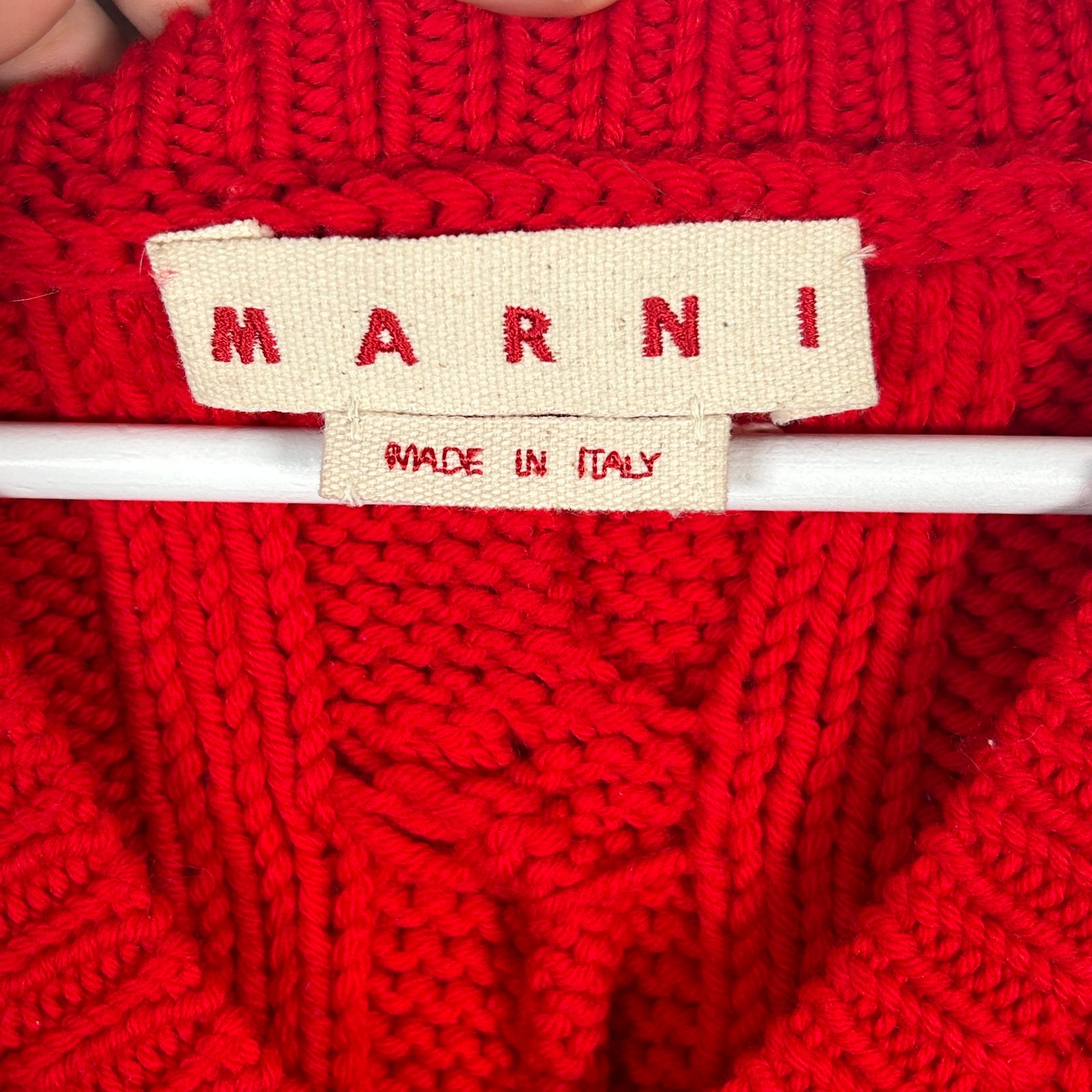 Marni Scar Stitch Knit Vest Size 42