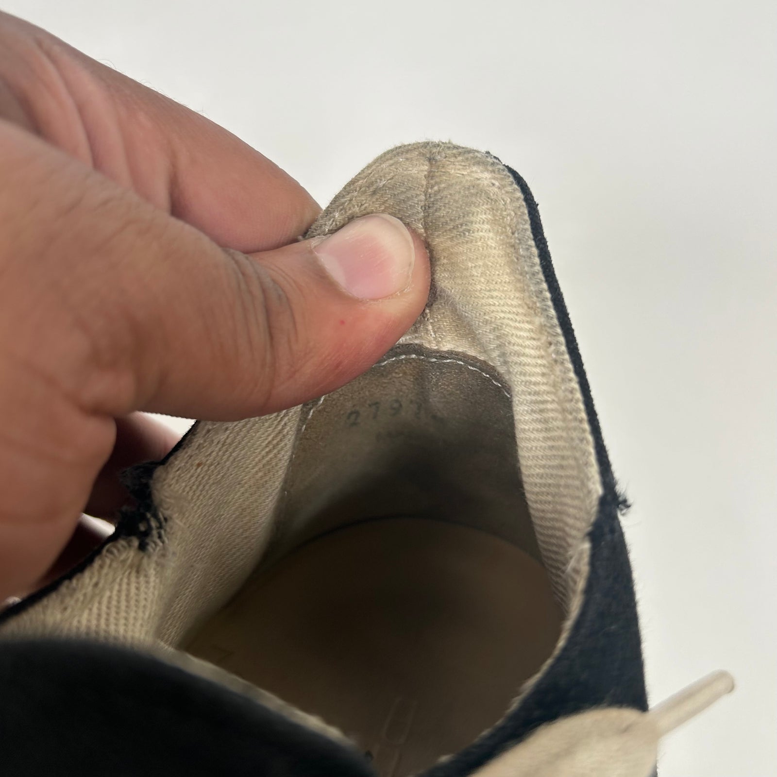 Rick Owens Black Abstract Ramones Size 42