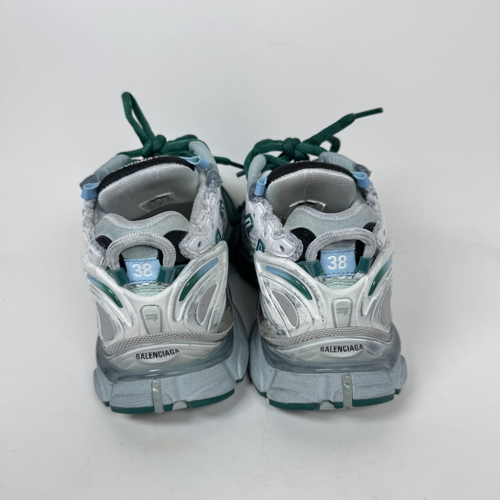 Balenciaga Green/Blue Runners Size 38