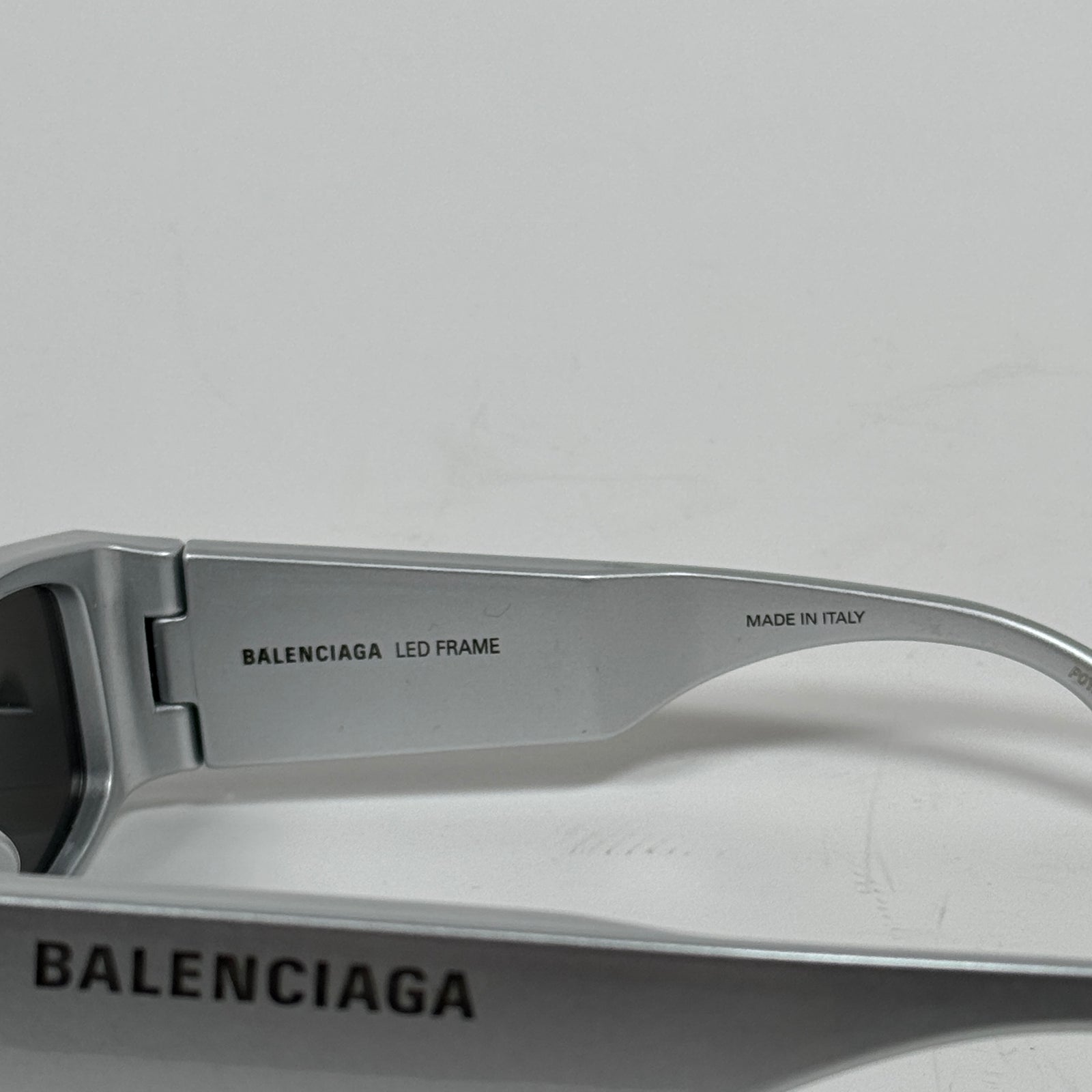 Balenciaga Grey LED Sunglasses