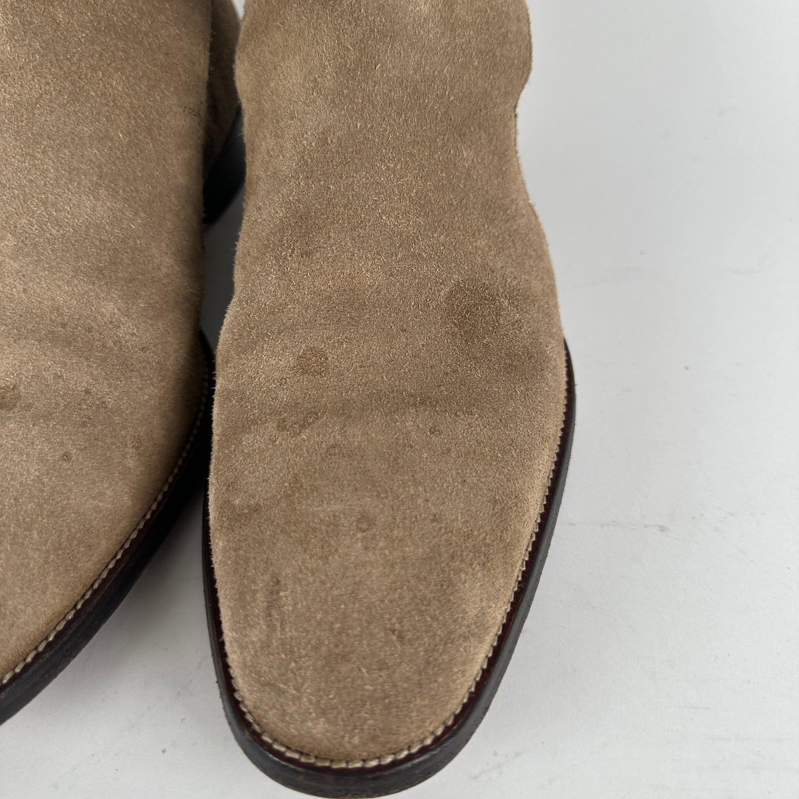 Saint Laurent Tan Jodhpur Suede Boot Size 41