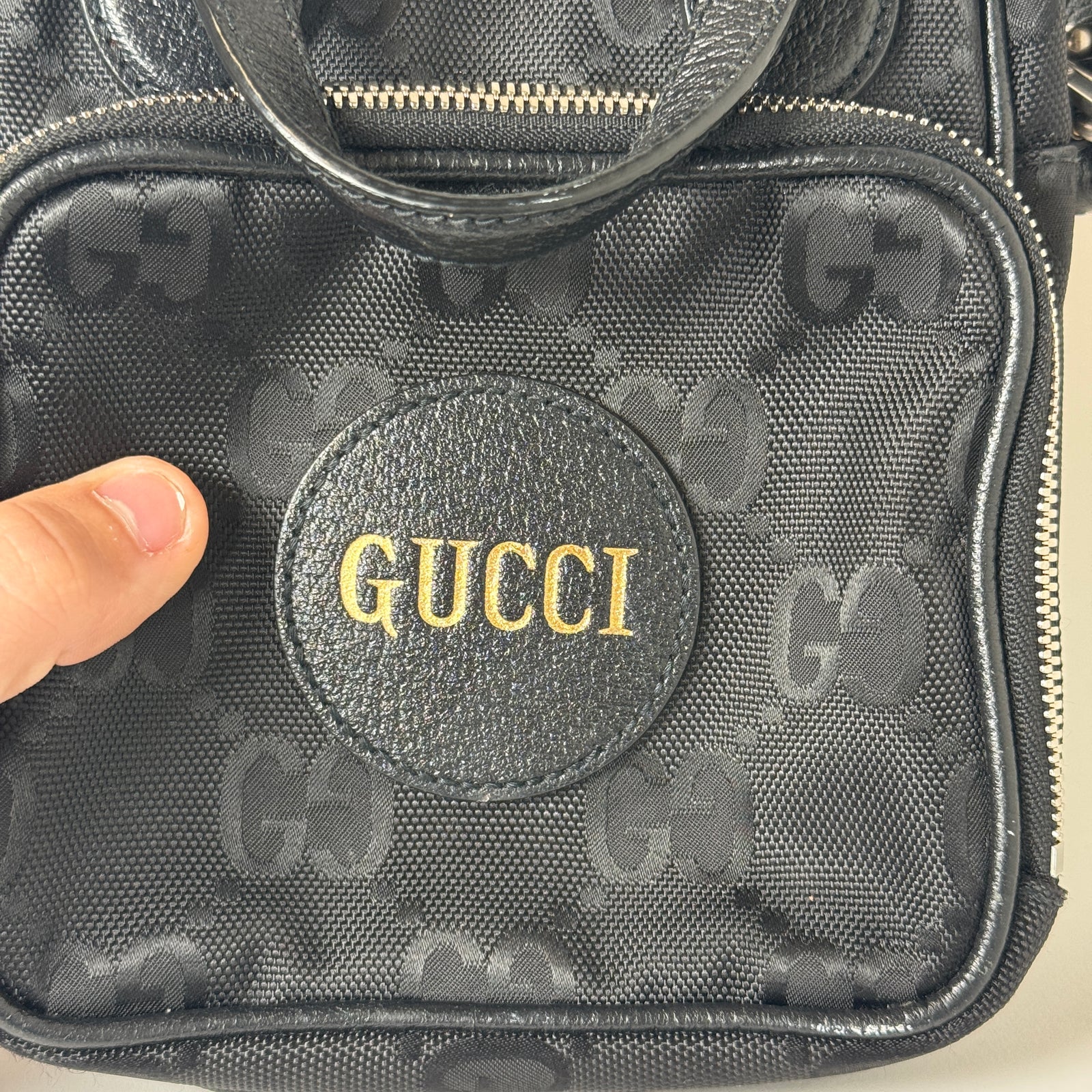 Gucci Black GG Nylon Off The Grid Shoulder Bag