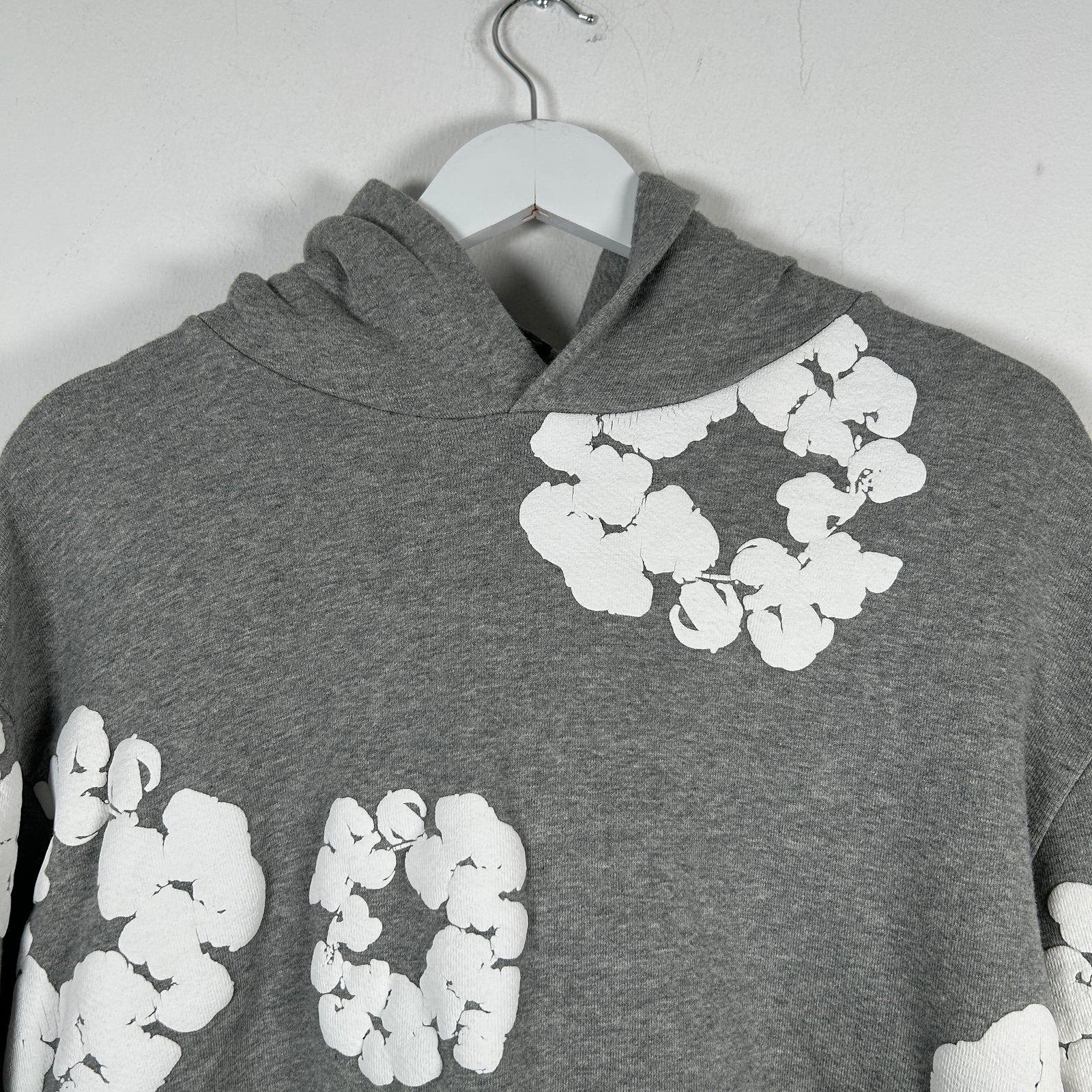 Denim Tears Gray Wreath Hoodie Size L
