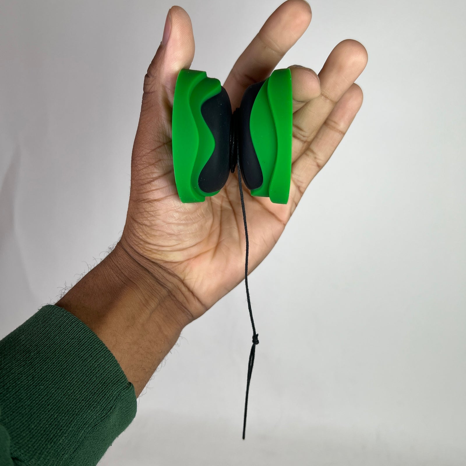 Bottega Veneta Green/Black Limited Edition Rubber Yo-Yo