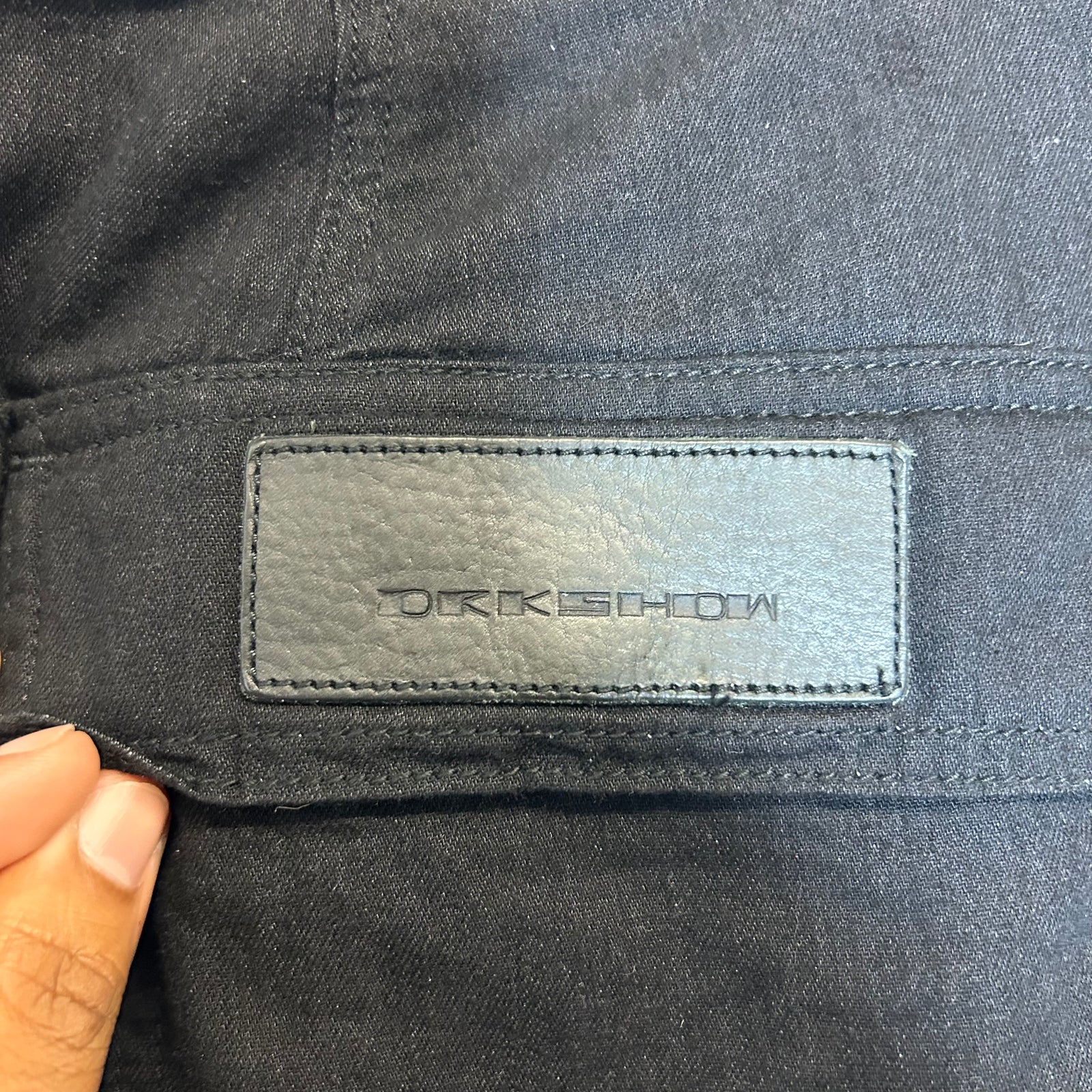 Rick Owens Drkshdw Japanese Selvedge Cargo Pods Size 34