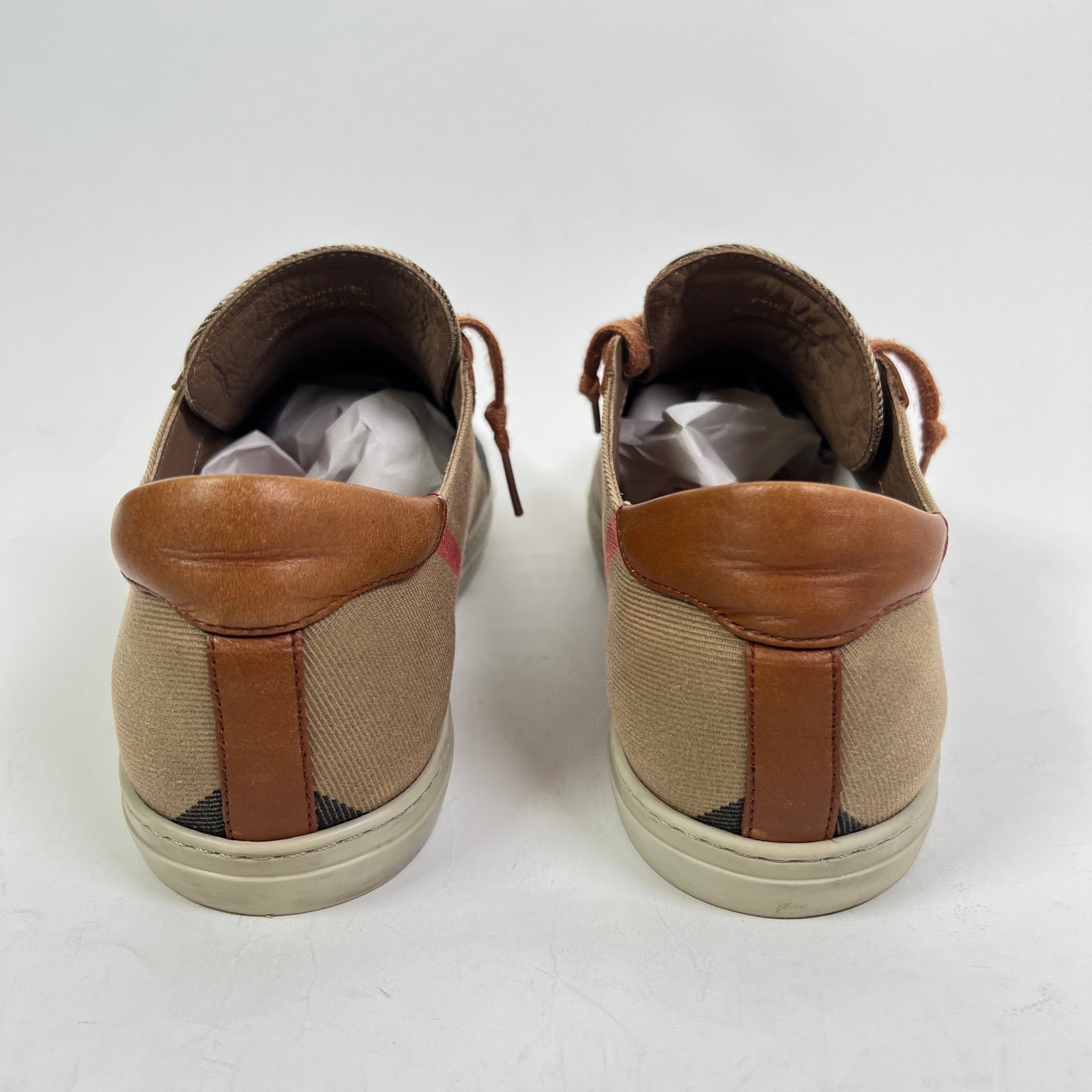 Burberry Check Canvas Low-Top Sneaker