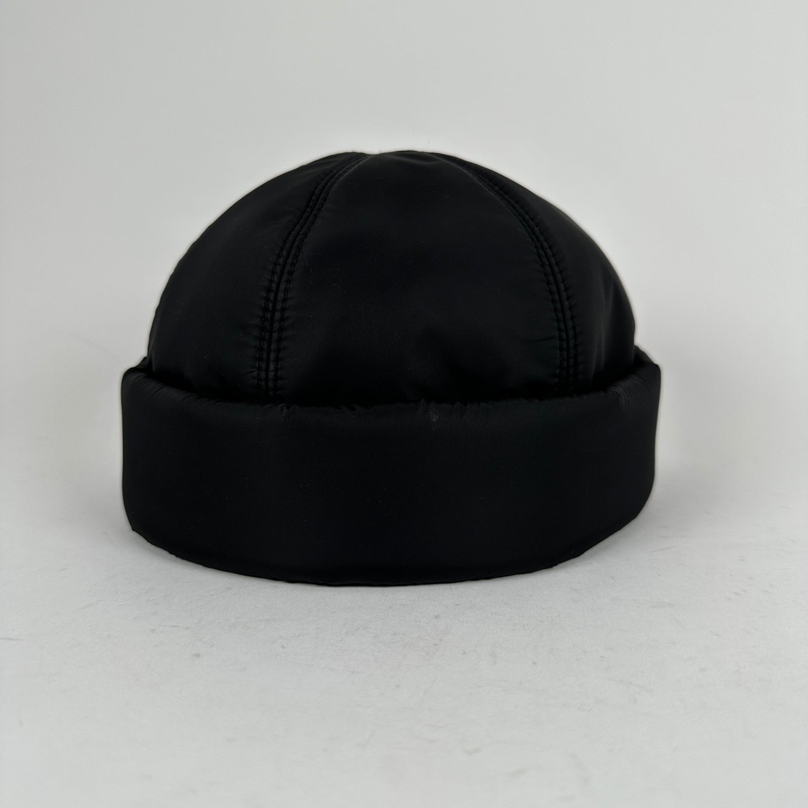 Prada Black Re-Nylon Beanie Size M