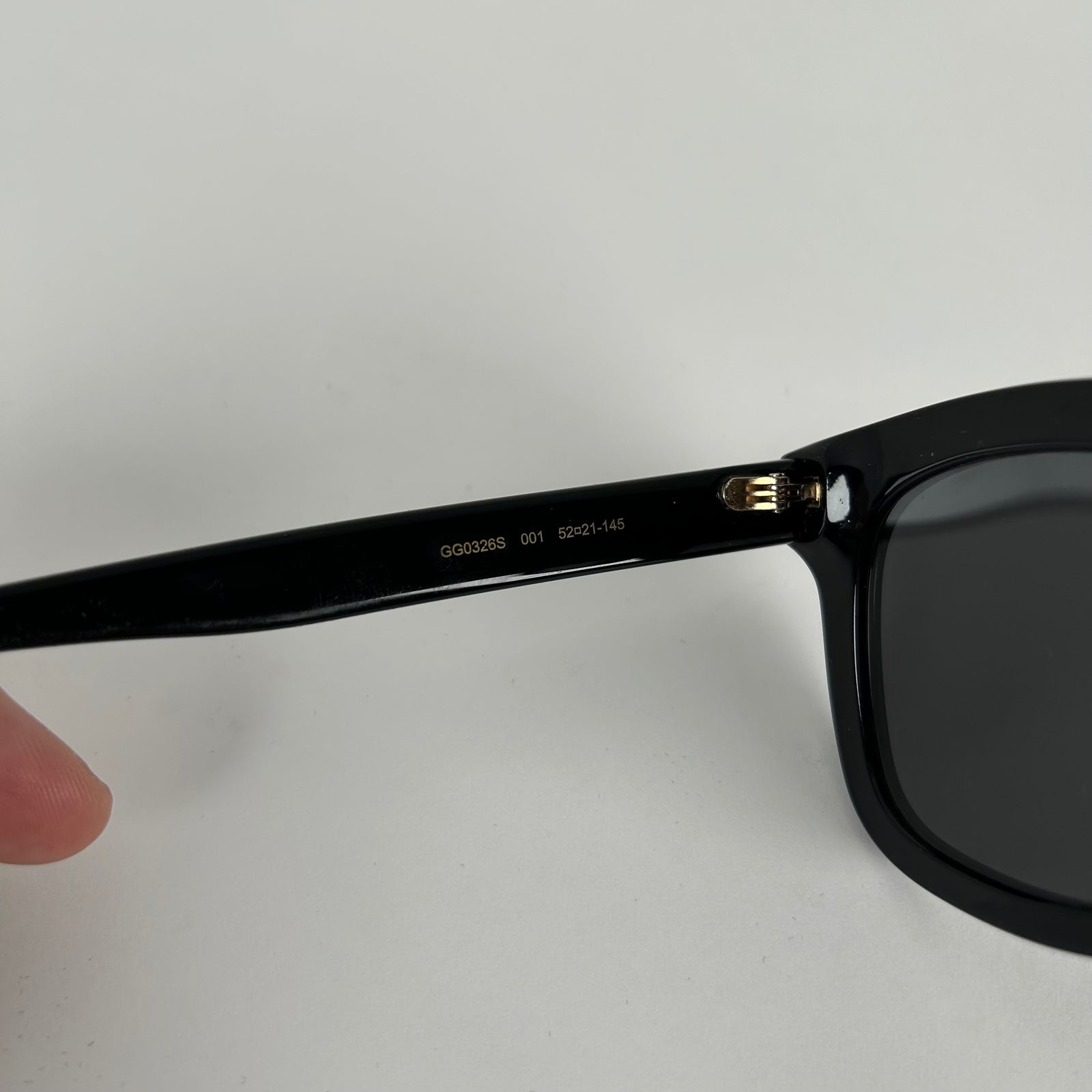 Gucci Black GG Square Sunglasses