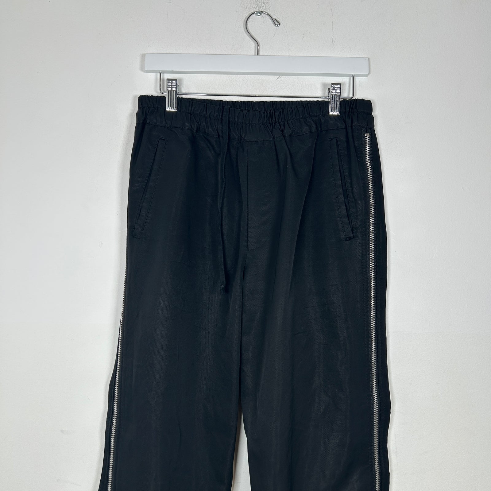 CDG Black Zipper Seam Pants Size L