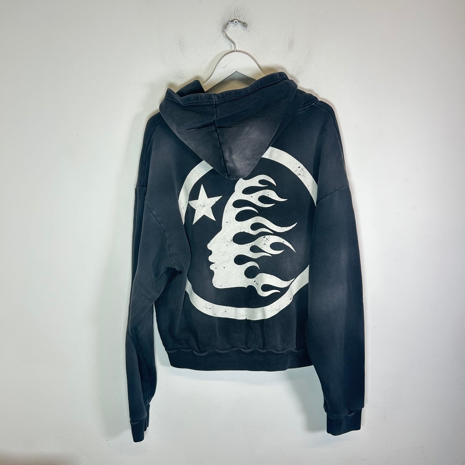 Hellstar Black Uniform Logo Hoodie Size M