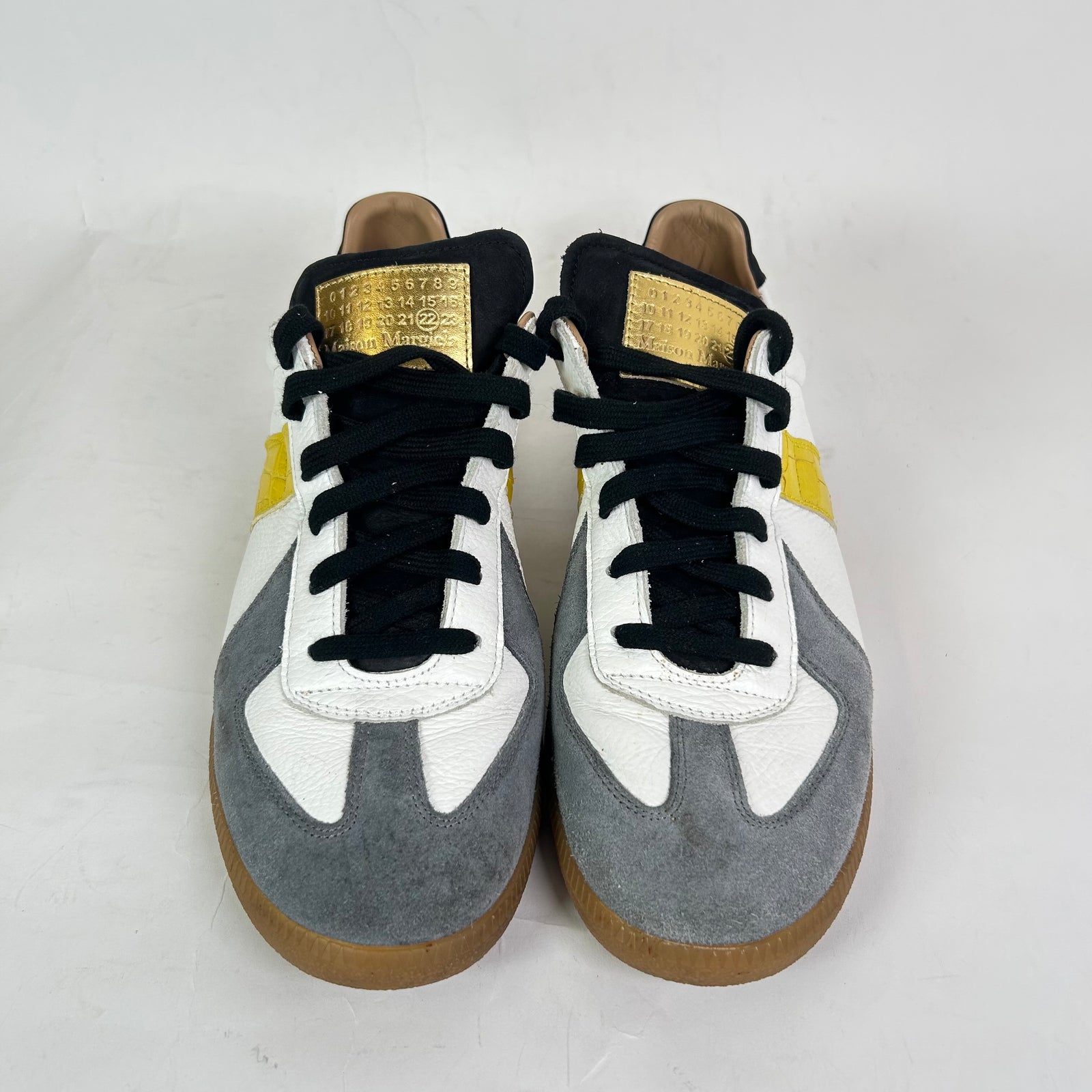 Maison Margiela White/Grey Croc Replica Gats Size 45