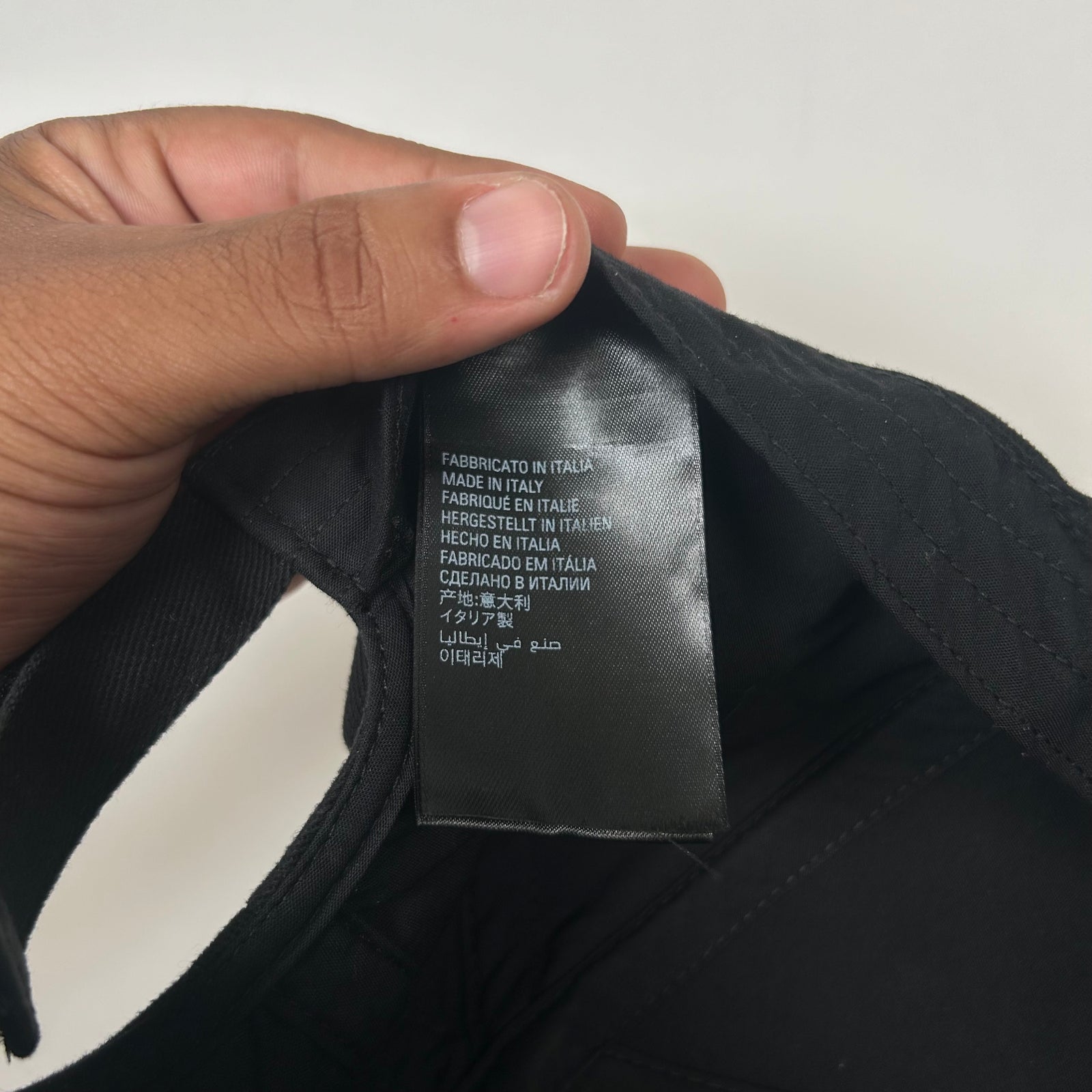 Balenciaga Black Surfer Logo Cap