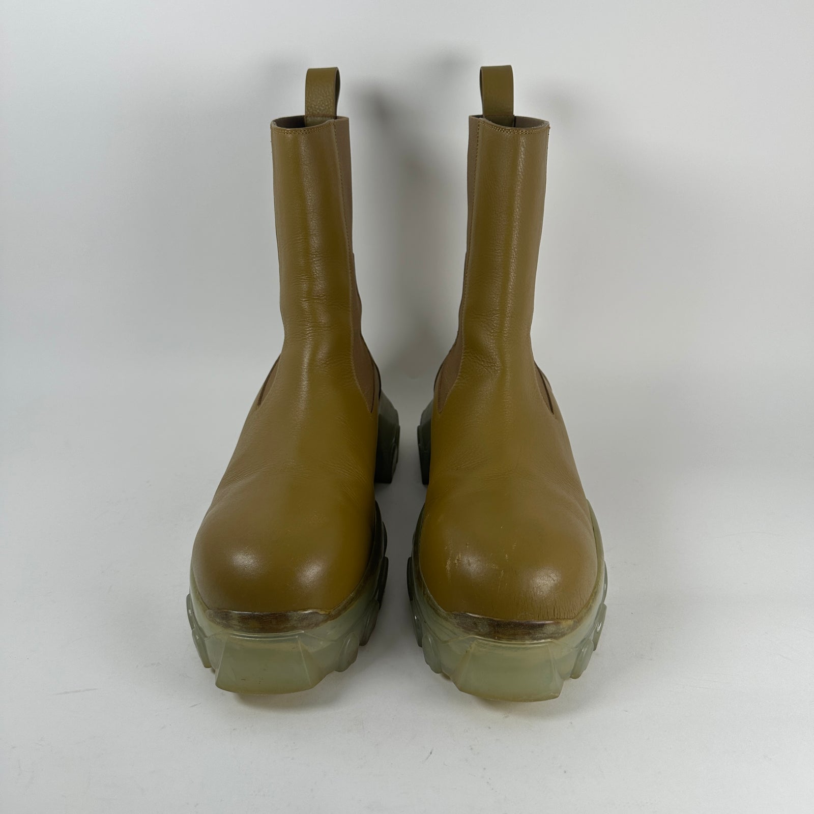 Rick Owens Sulphate Beetle Bozo Boot Size 45