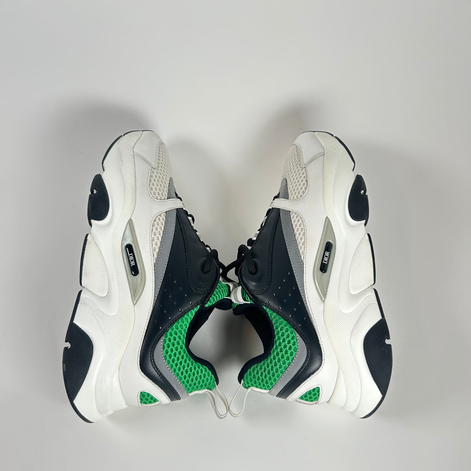 Dior B22 White/Green Sneaker Size 42