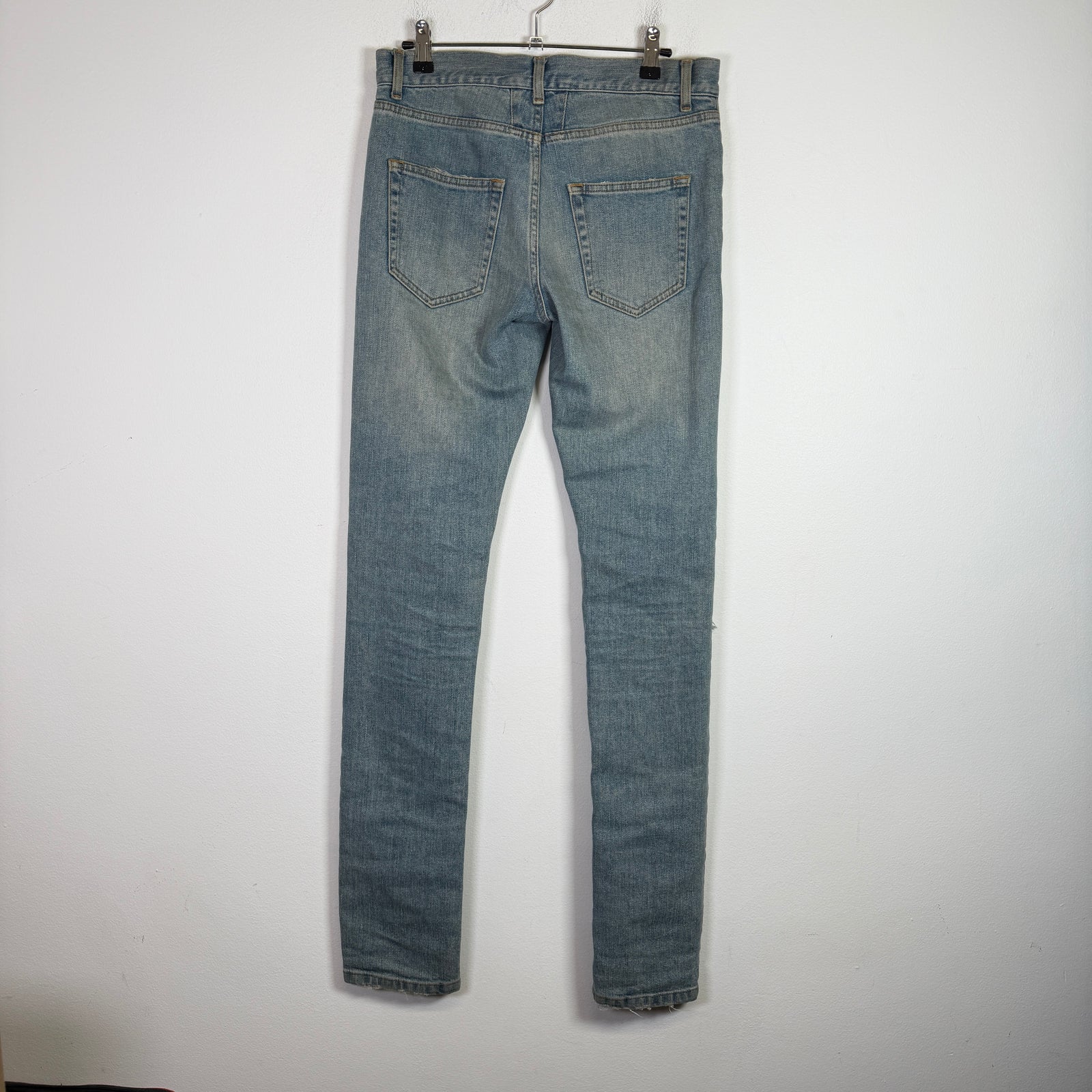 Saint Laurent SS15 D03 Mudwash Distressed Denim Jeans