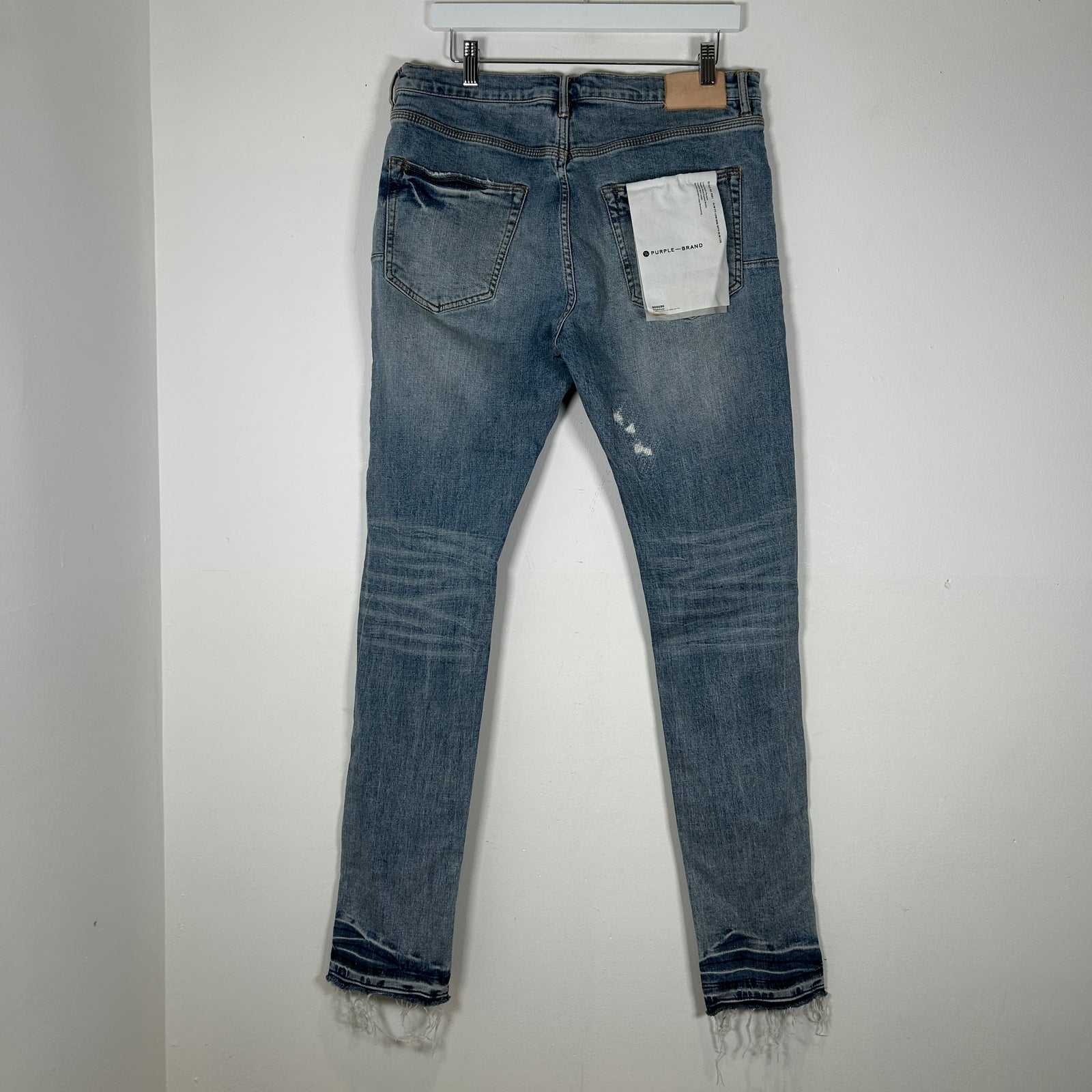 Purple Distressed Jeans Size 34