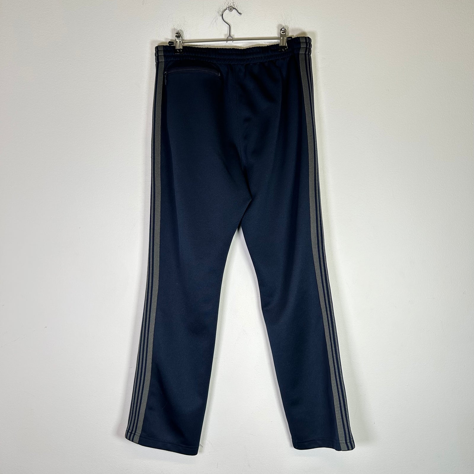 Needles Navy Striped Track Pants
