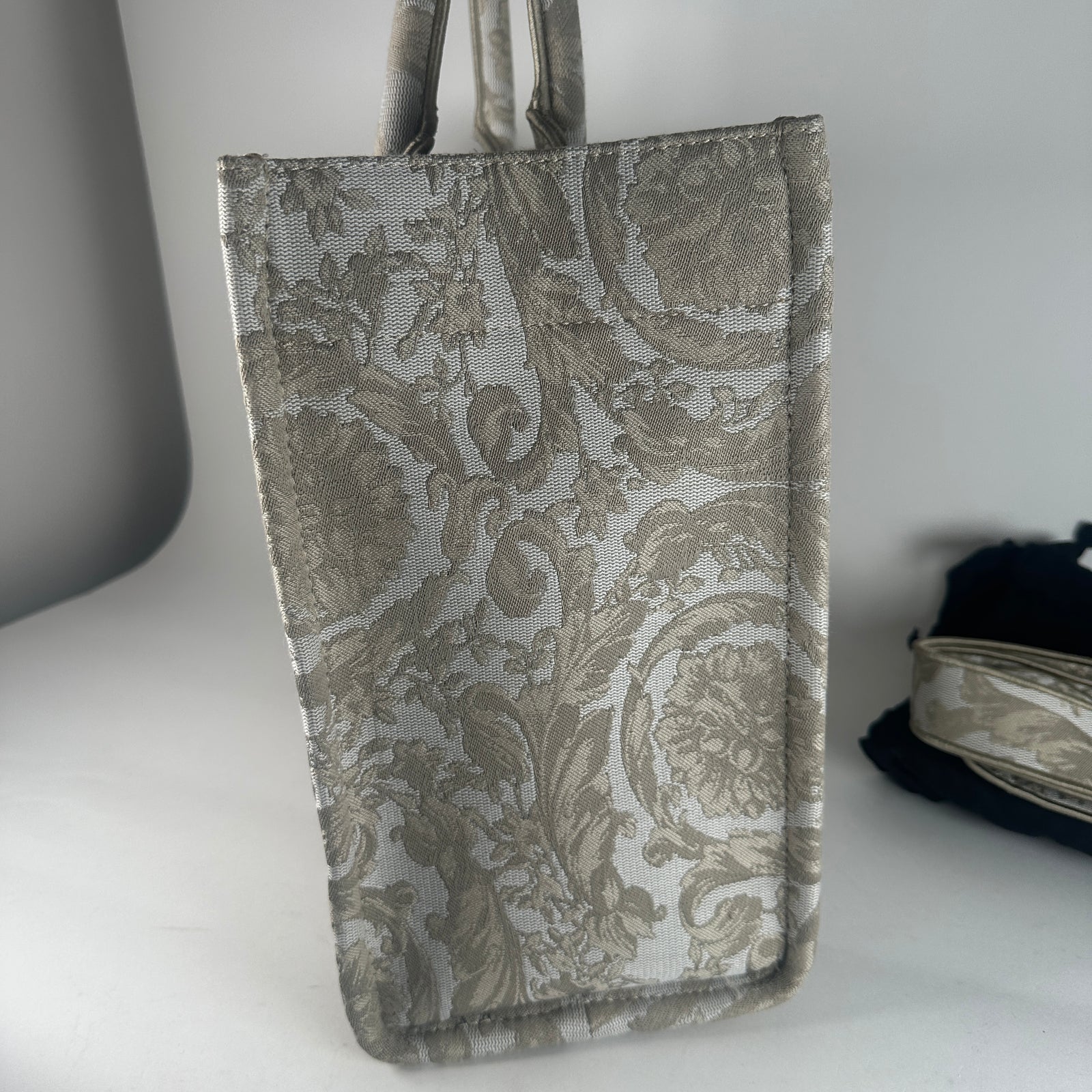 Versace Tan Barocco Athena Tote Bag